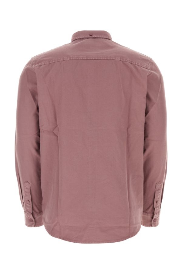 Antiqued pink cotton L/S Bolton Shirt - 2