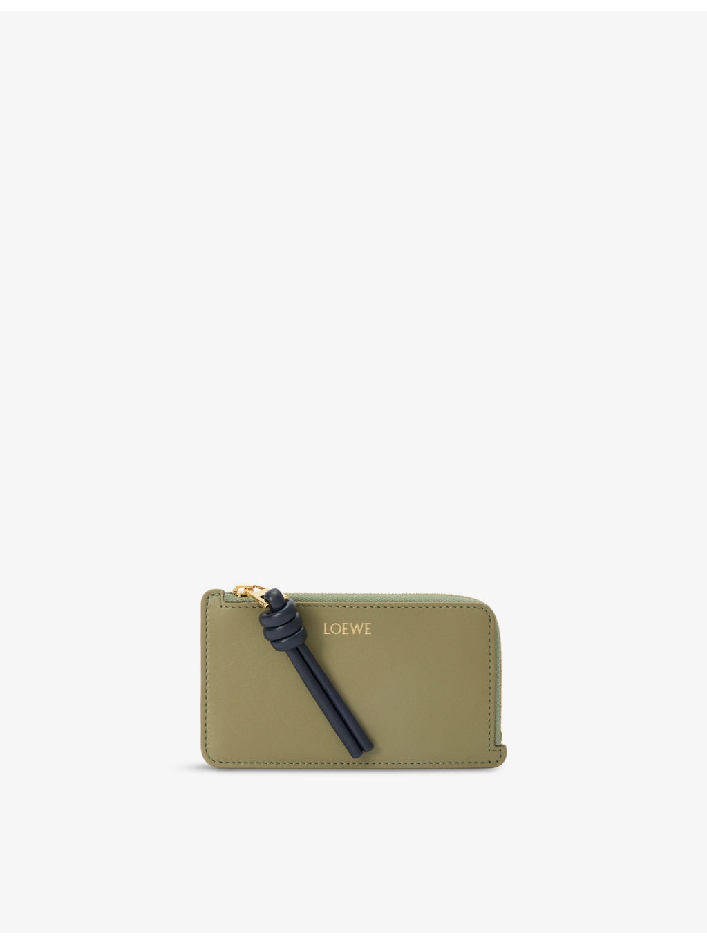 Knot Compact Leather Wallet - 1