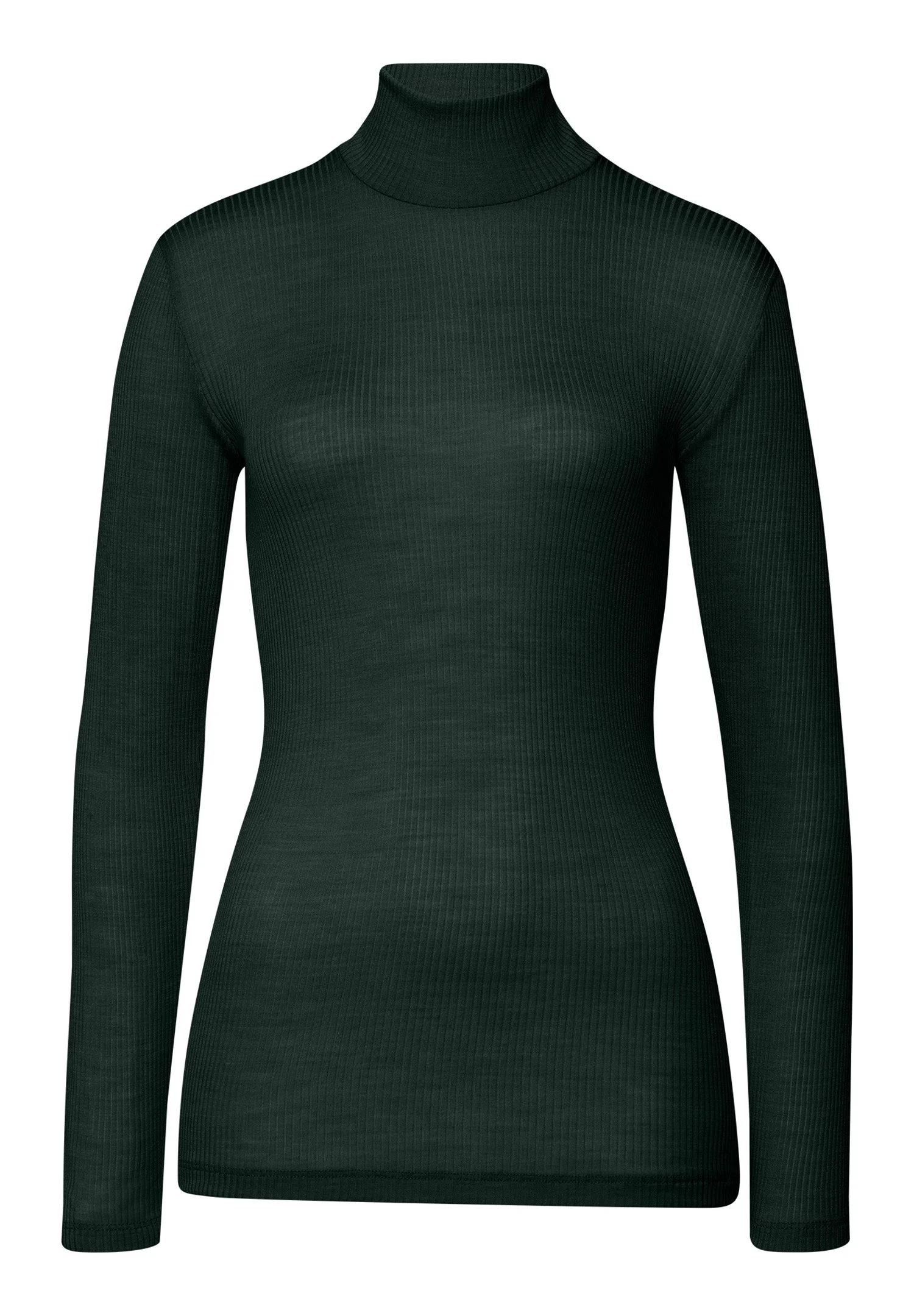 Celeste Wool And Silk Turtleneck Top - 1
