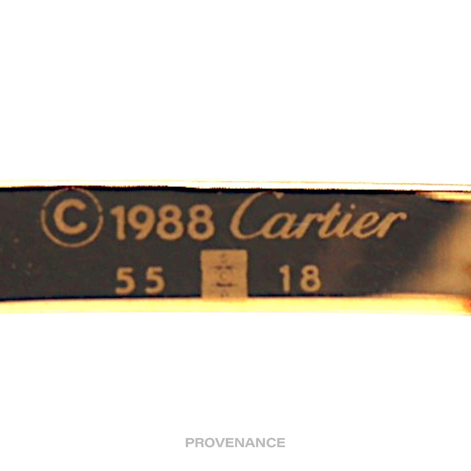 Cartier Saphir Vintage Sunglasses - Gold/Blue - 9