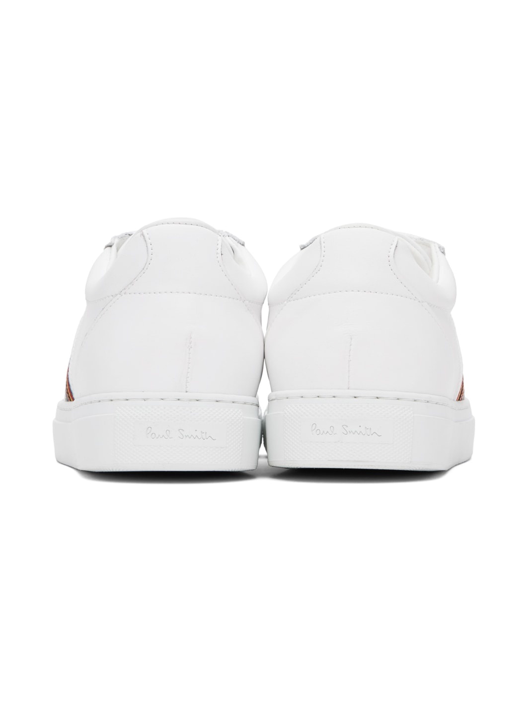 White Leather Fermi Sneakers - 2