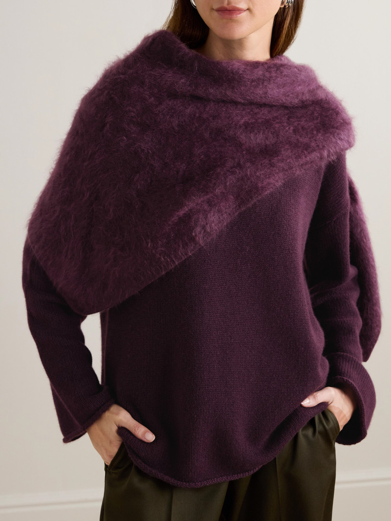 LISA YANG Brushed-cashmere Bandana outlook