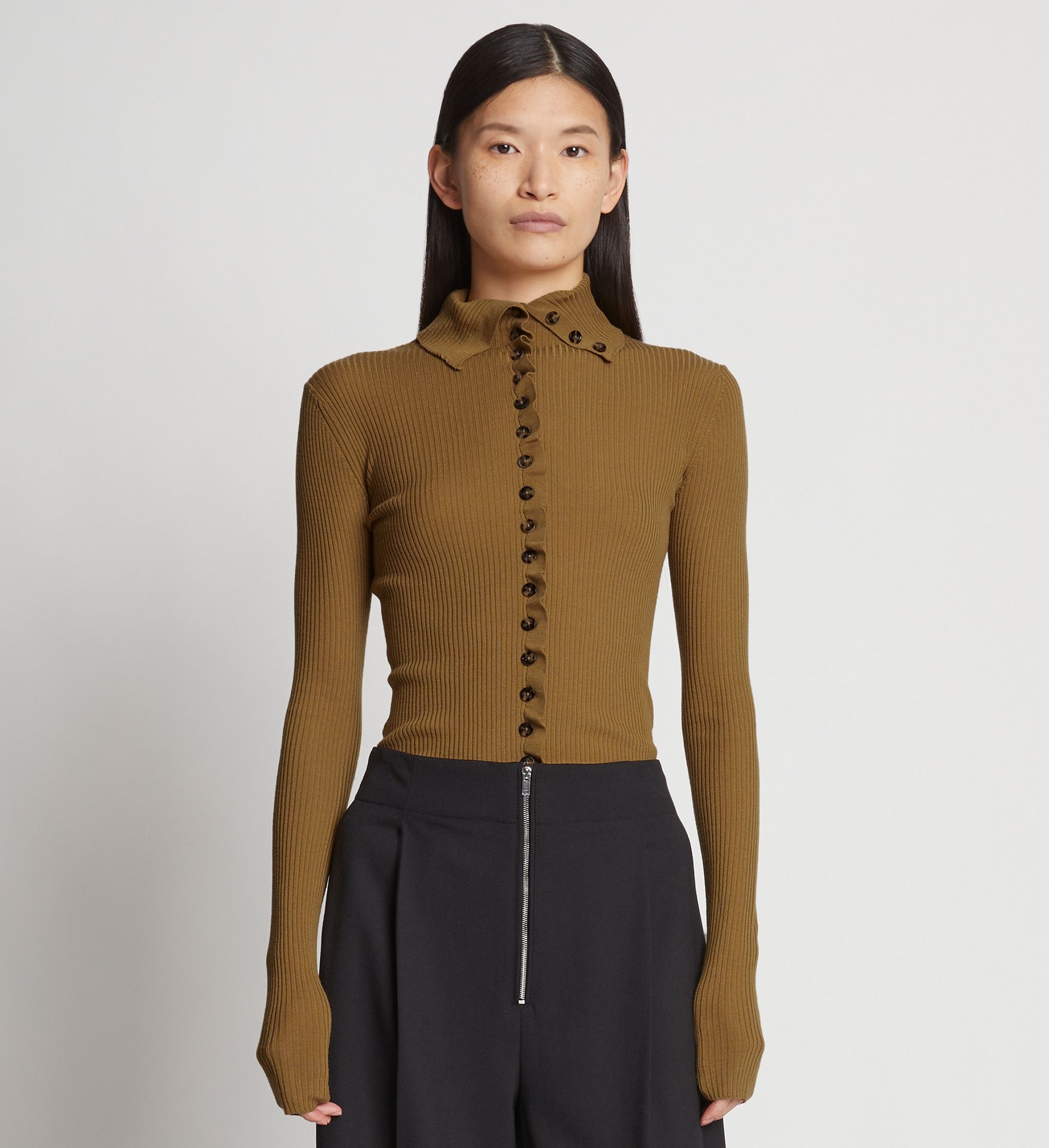 Eco Superfine Merino Button Down Sweater - 2