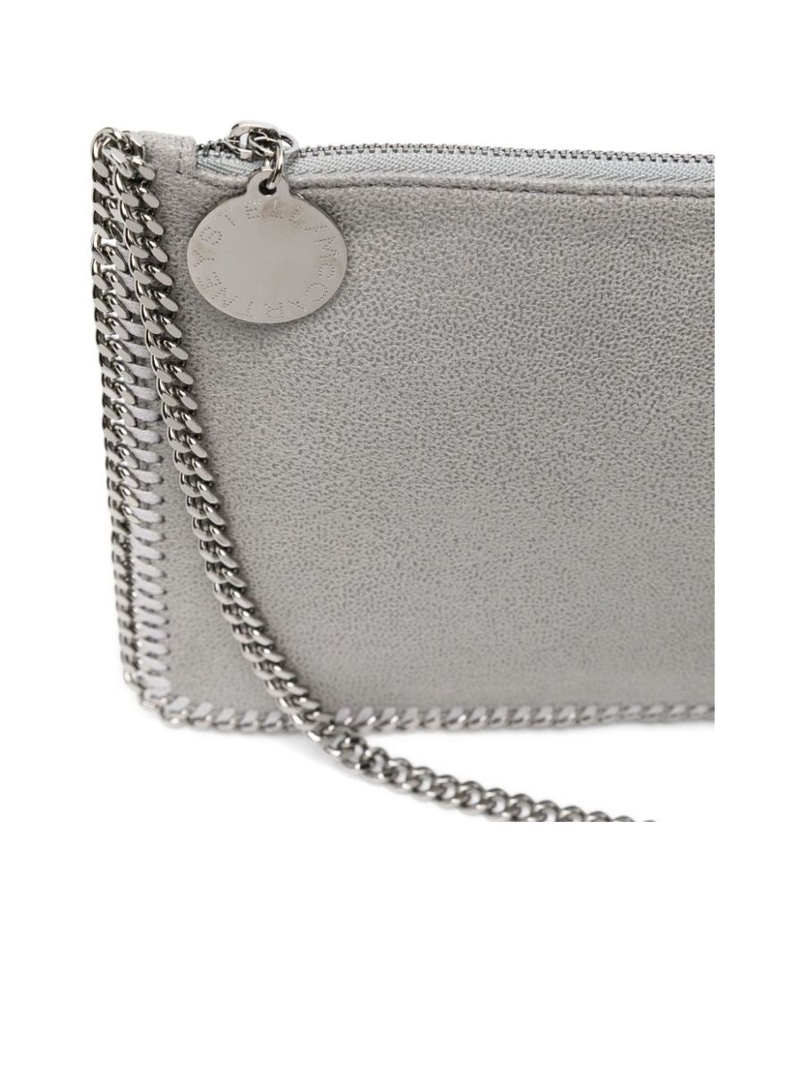 Cracked Effect Faux Suede Clutch - 4
