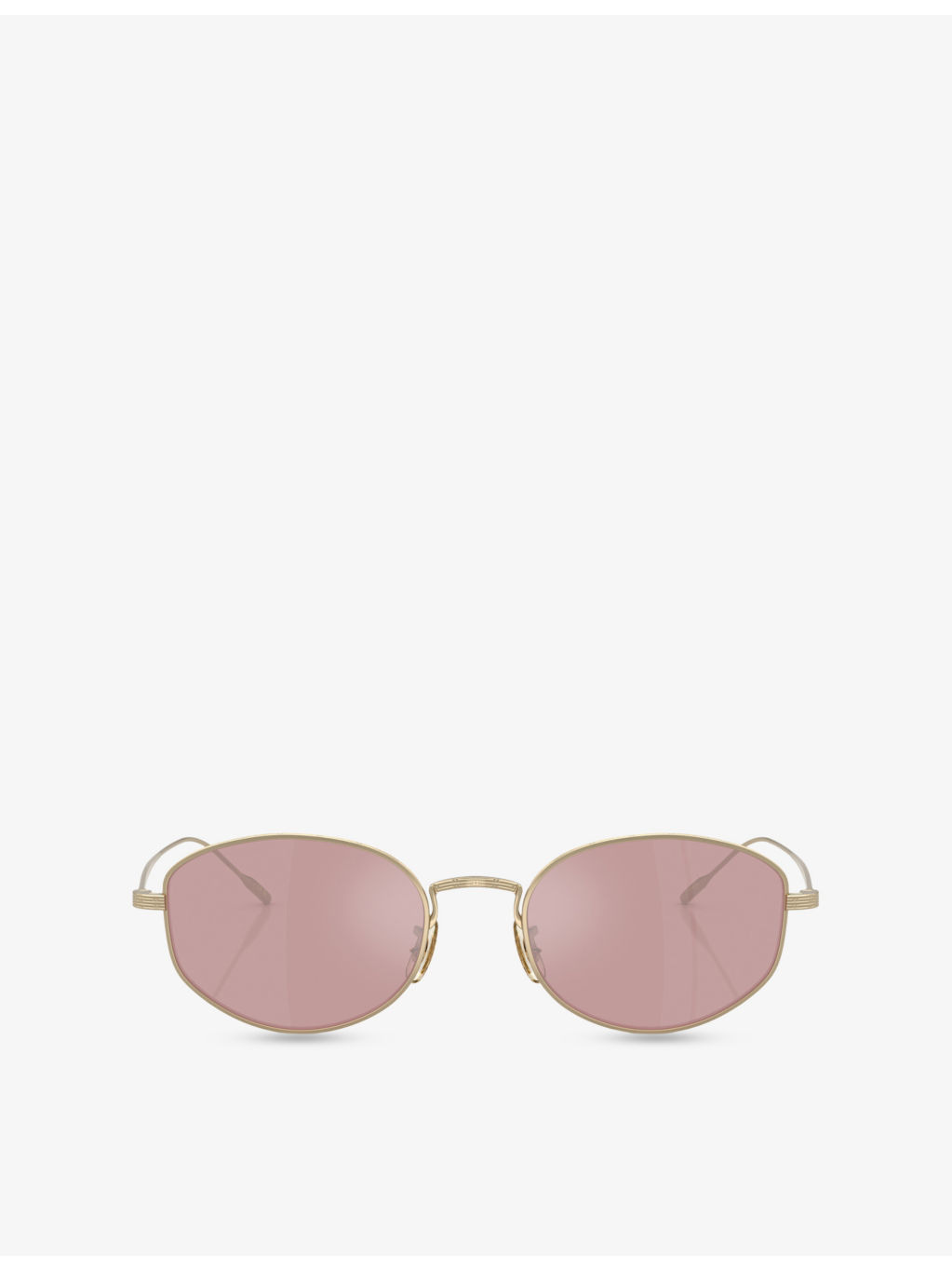 OV1347ST Sirry Oval-Frame Titanium Sunglasses - 1