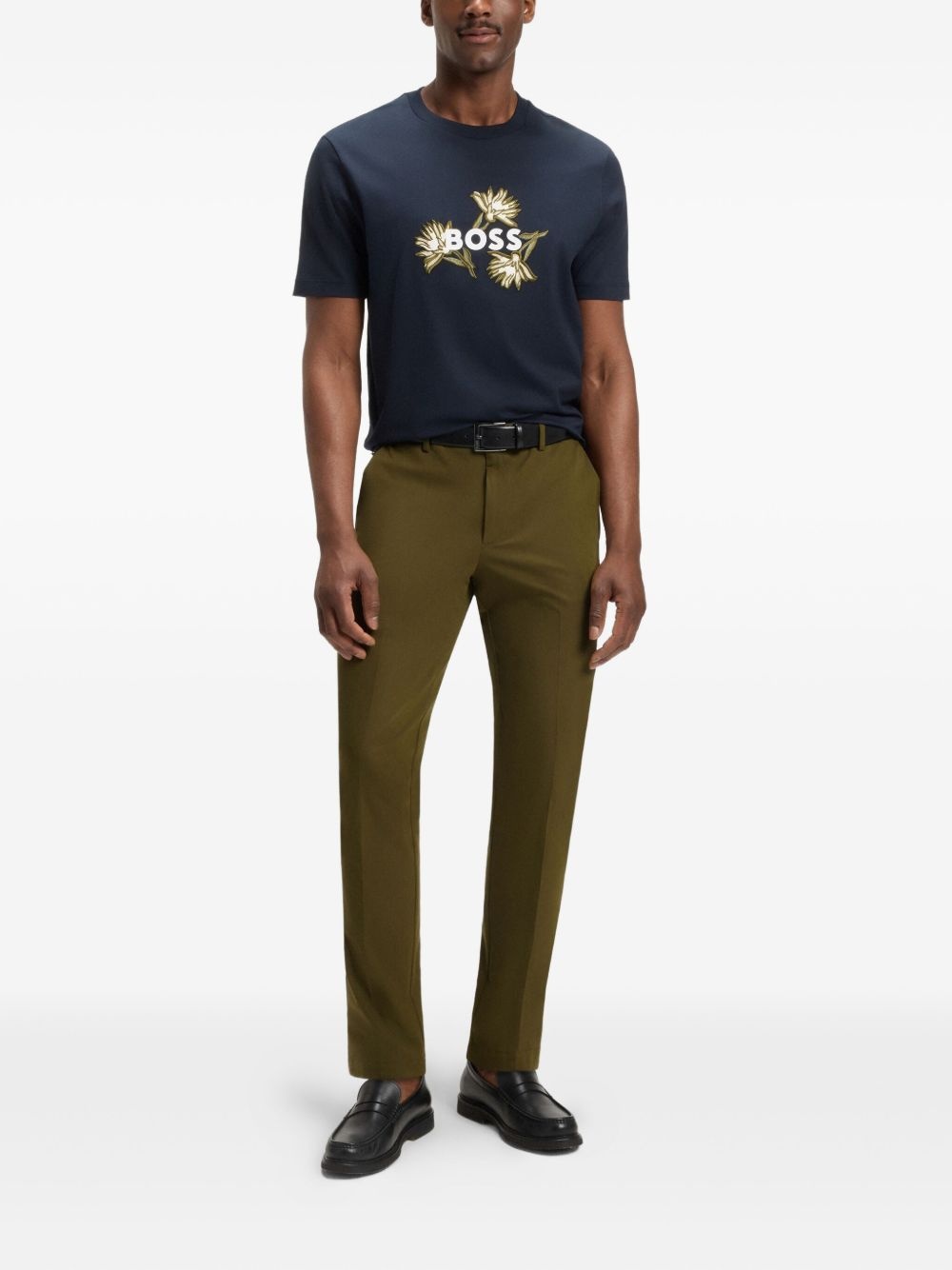 slim-fit chino trousers - 2