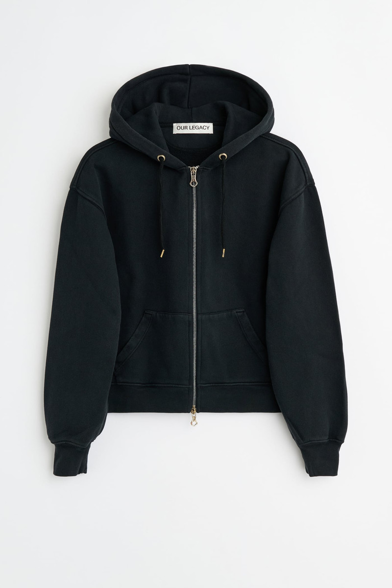 Mischief Hood Washed Black Star Fleece 1