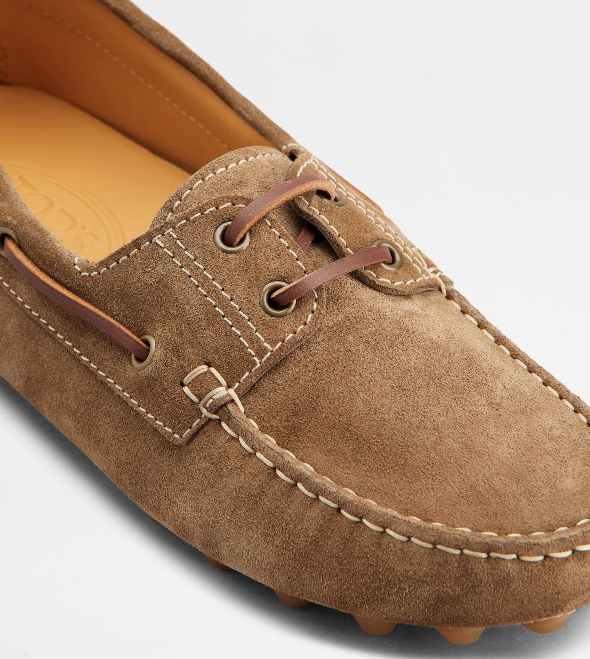 BOAT GOMMINO BUBBLE IN SUEDE - BROWN - 6