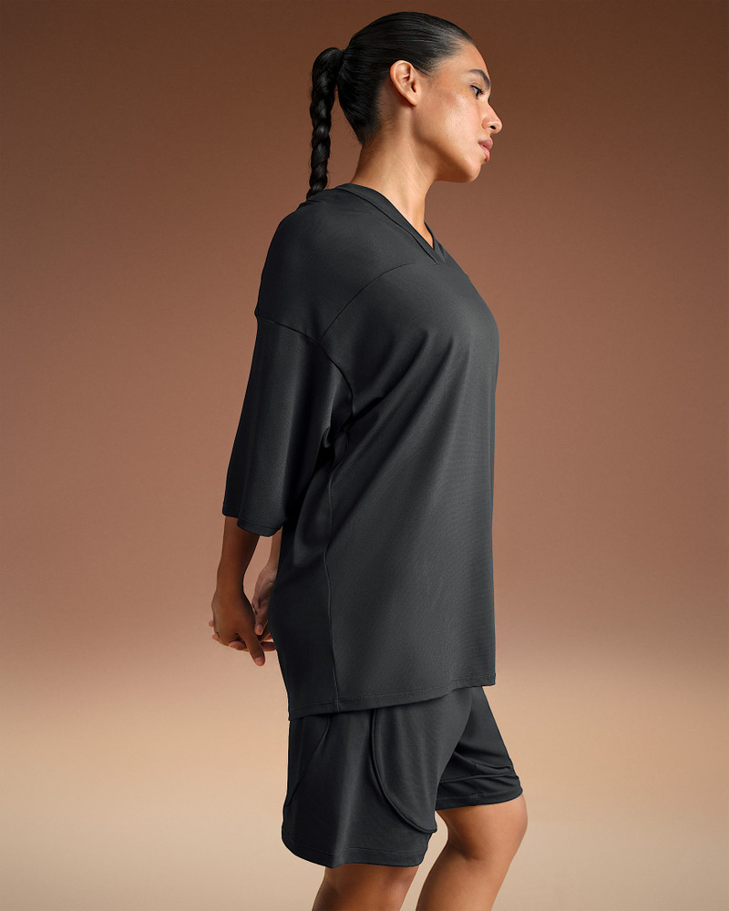 NikeSKIMS Airy Women's Oversized V-Neck T-Shirt 3