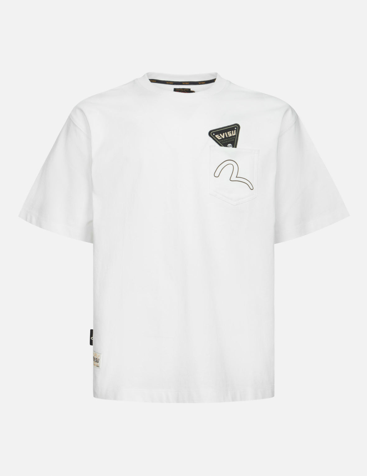 SEAGULL AND STACKED BADGE PRINT DAICOCK RELAX FIT T-SHIRT - 2