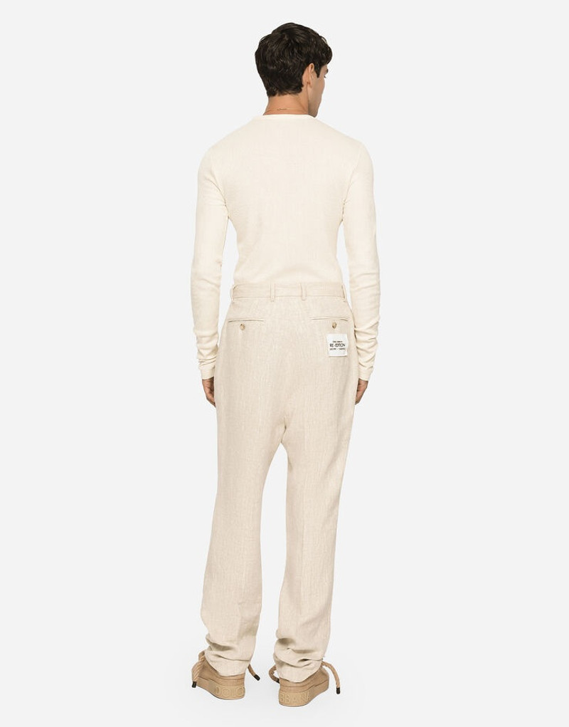 Tailored linen pants 3
