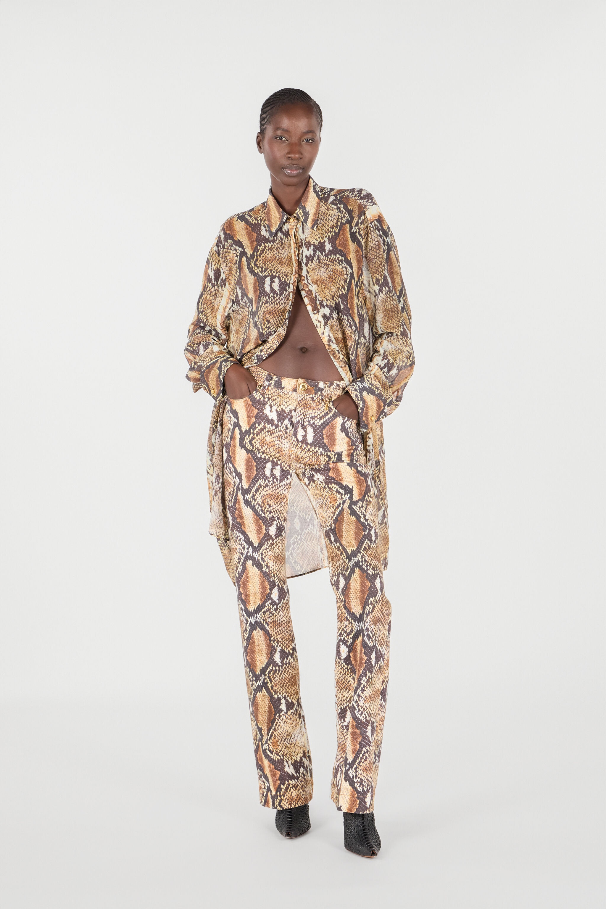 Python Print Denim - 2