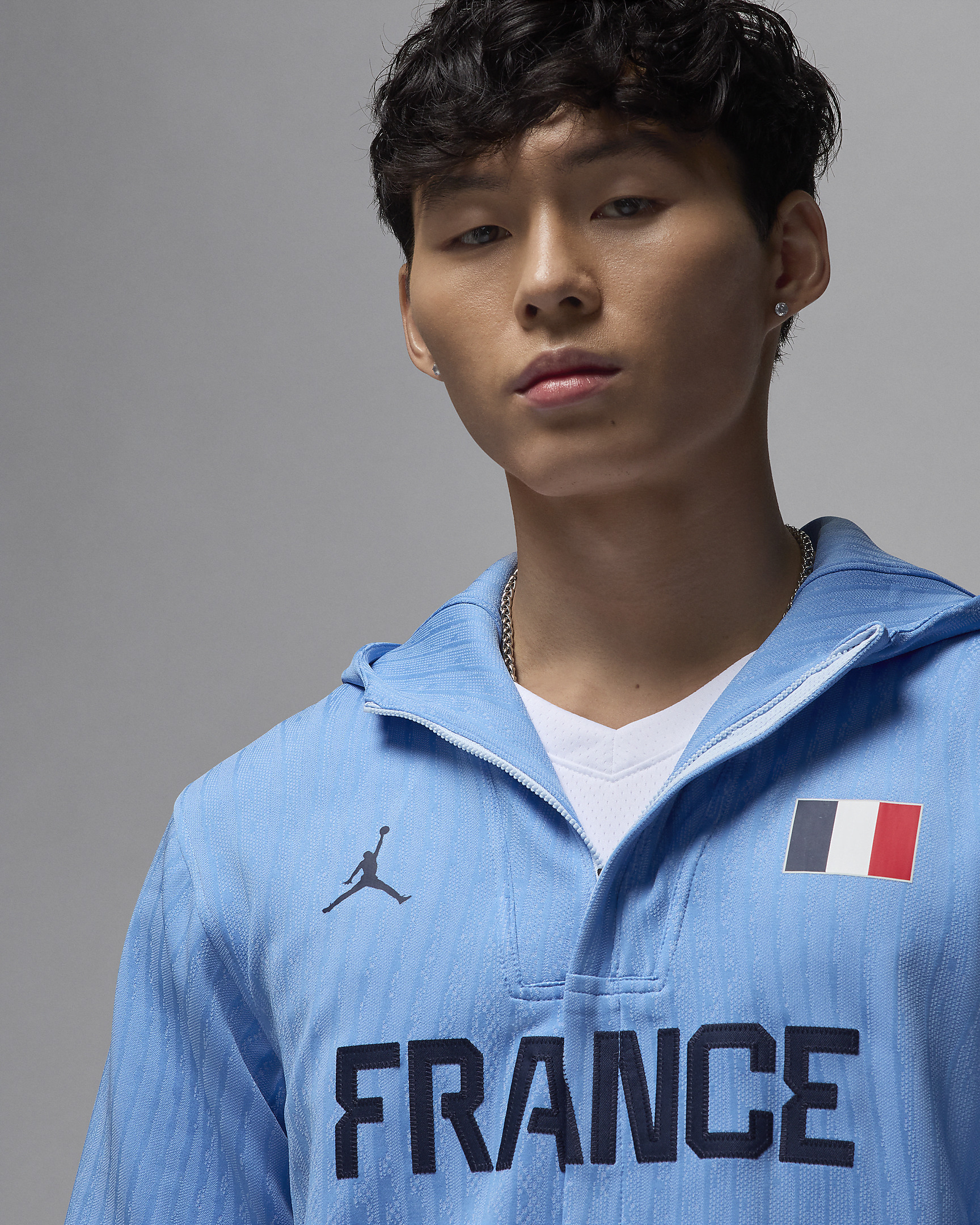 France Men's Jordan Dri-FIT ADV Basketball Game Jacket - 3