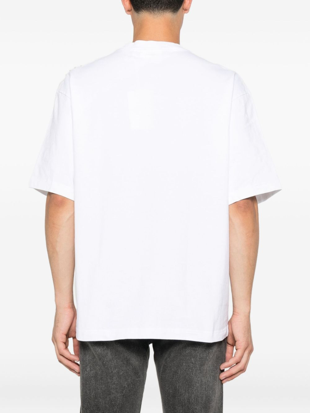 Threaded cotton T-shirt - 3