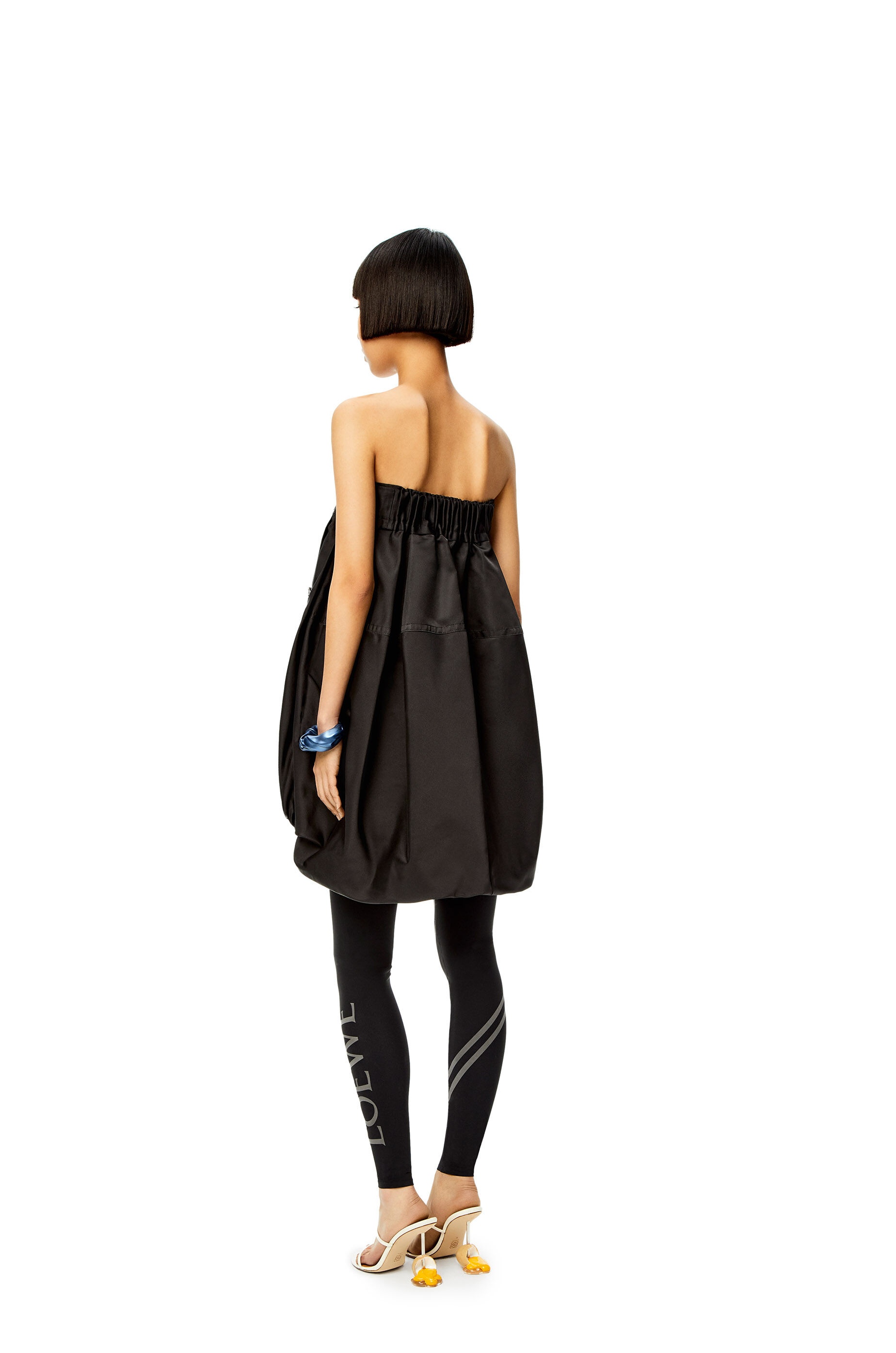 Bustier mini dress in silk - 3