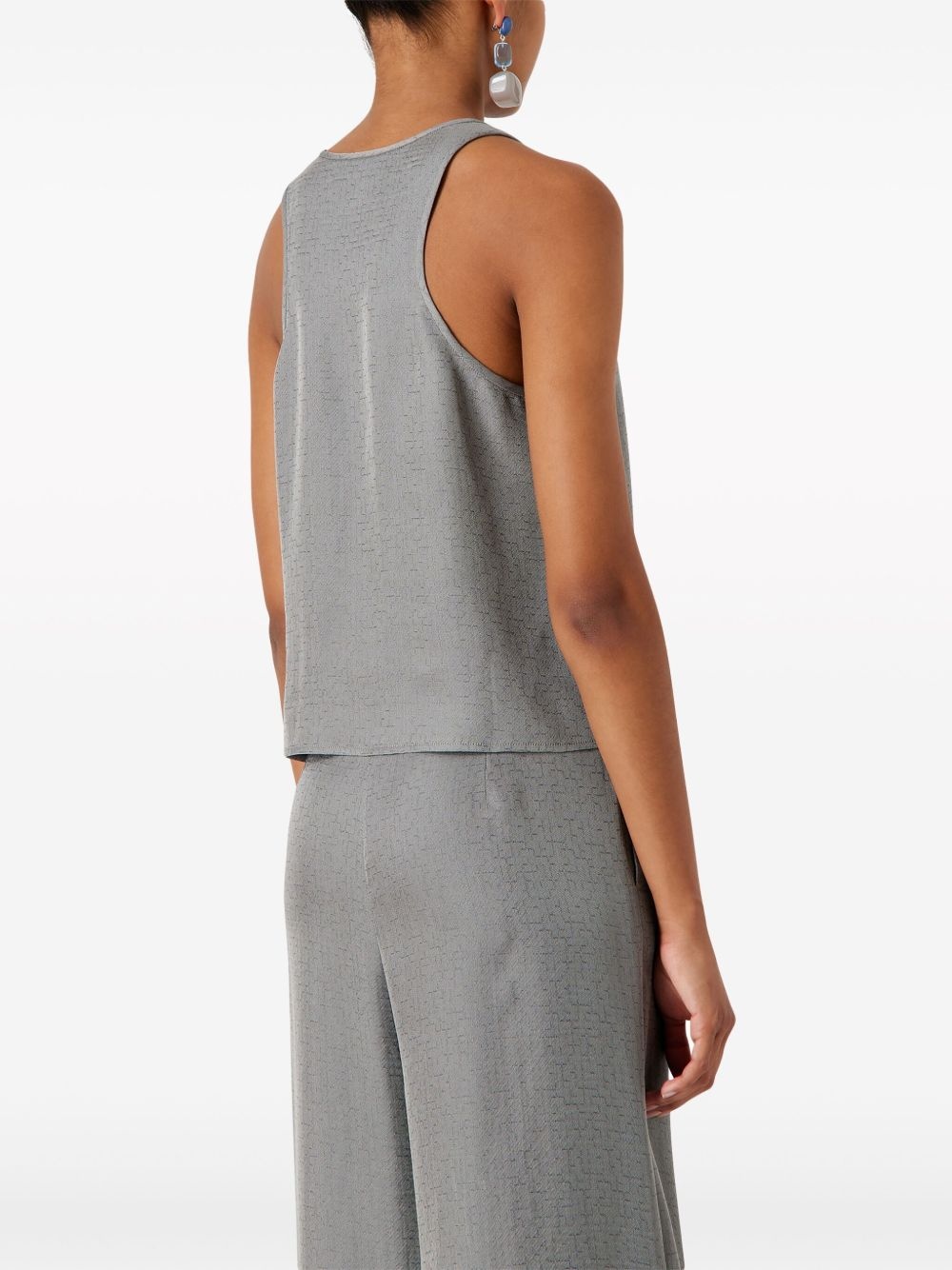 geometric-motif tank top - 3