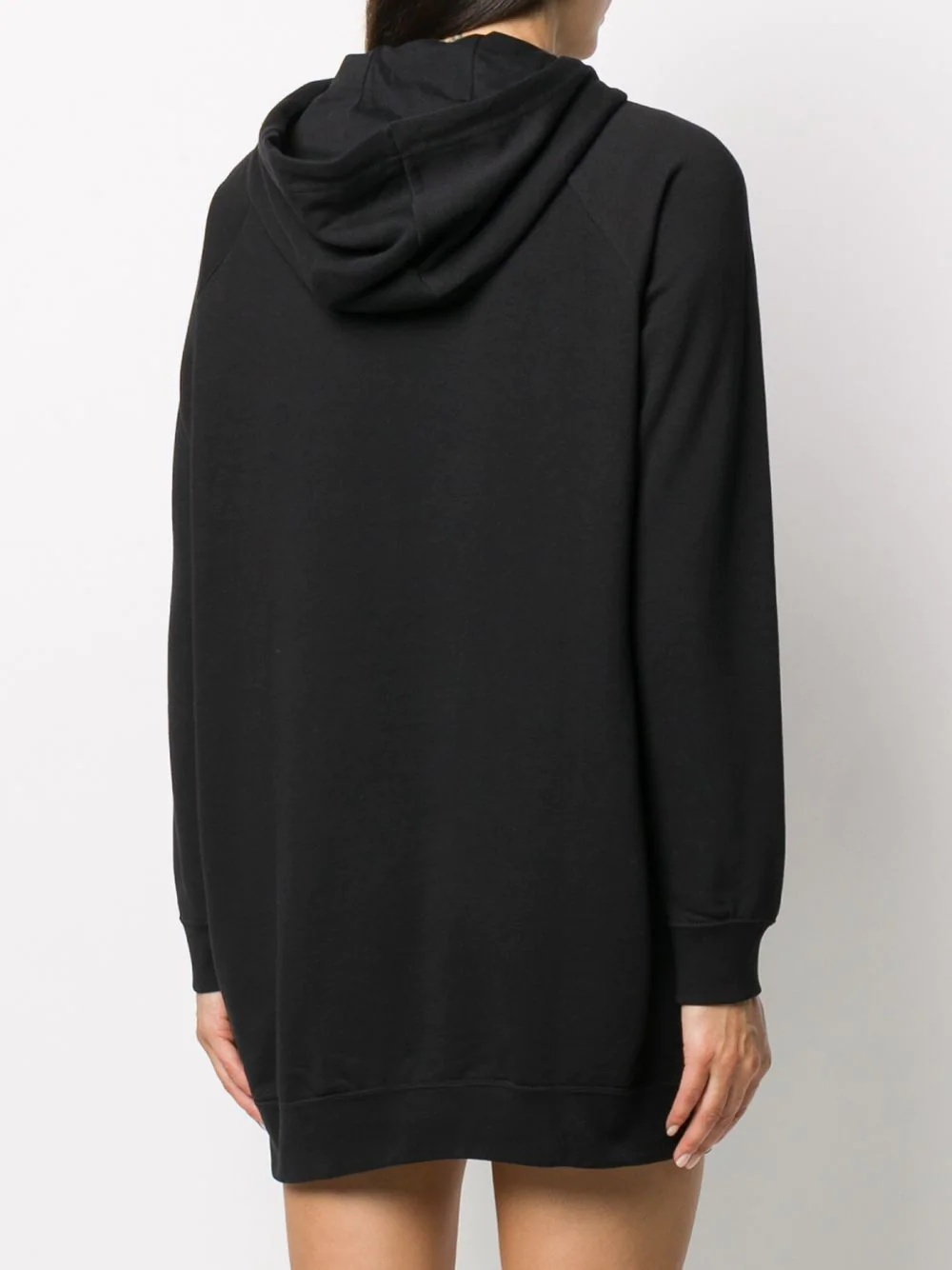 Swoosh print hooded dress - 4