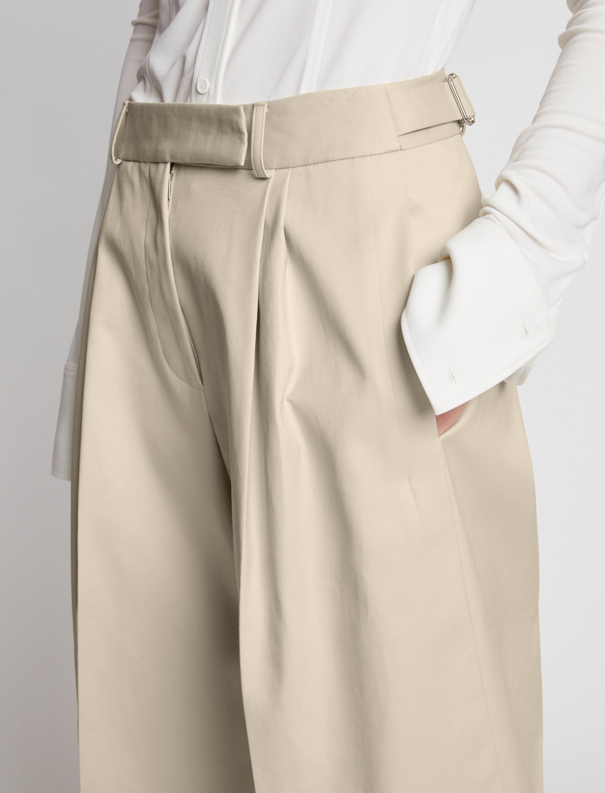 Cotton Gabardine Pants - 5