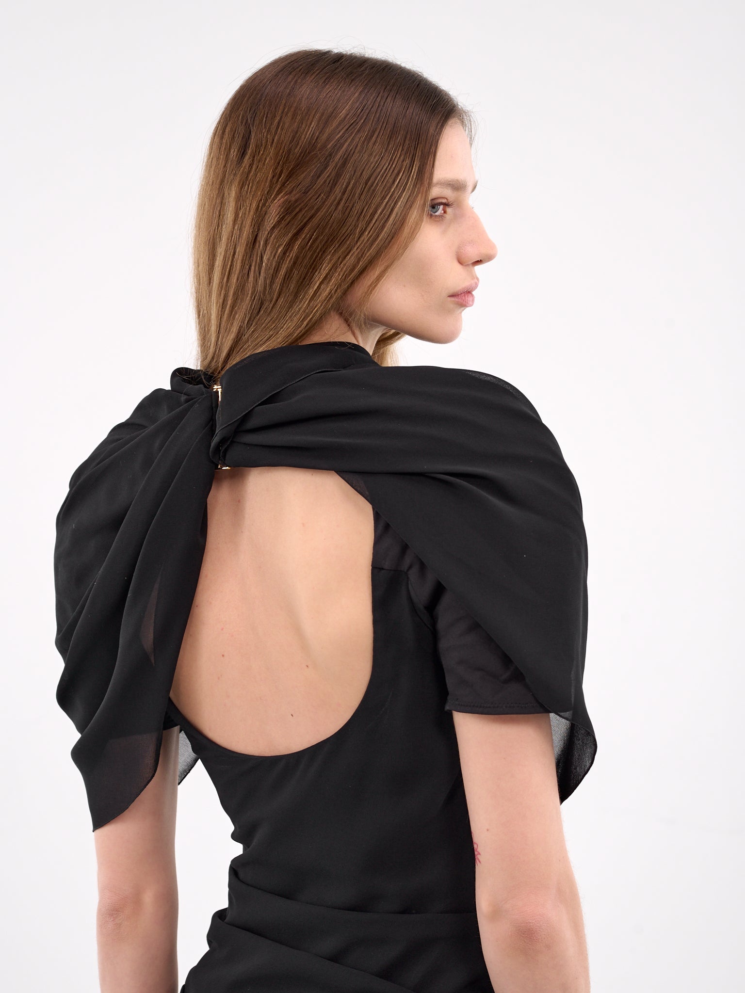 Draped Maxi Dress - 5