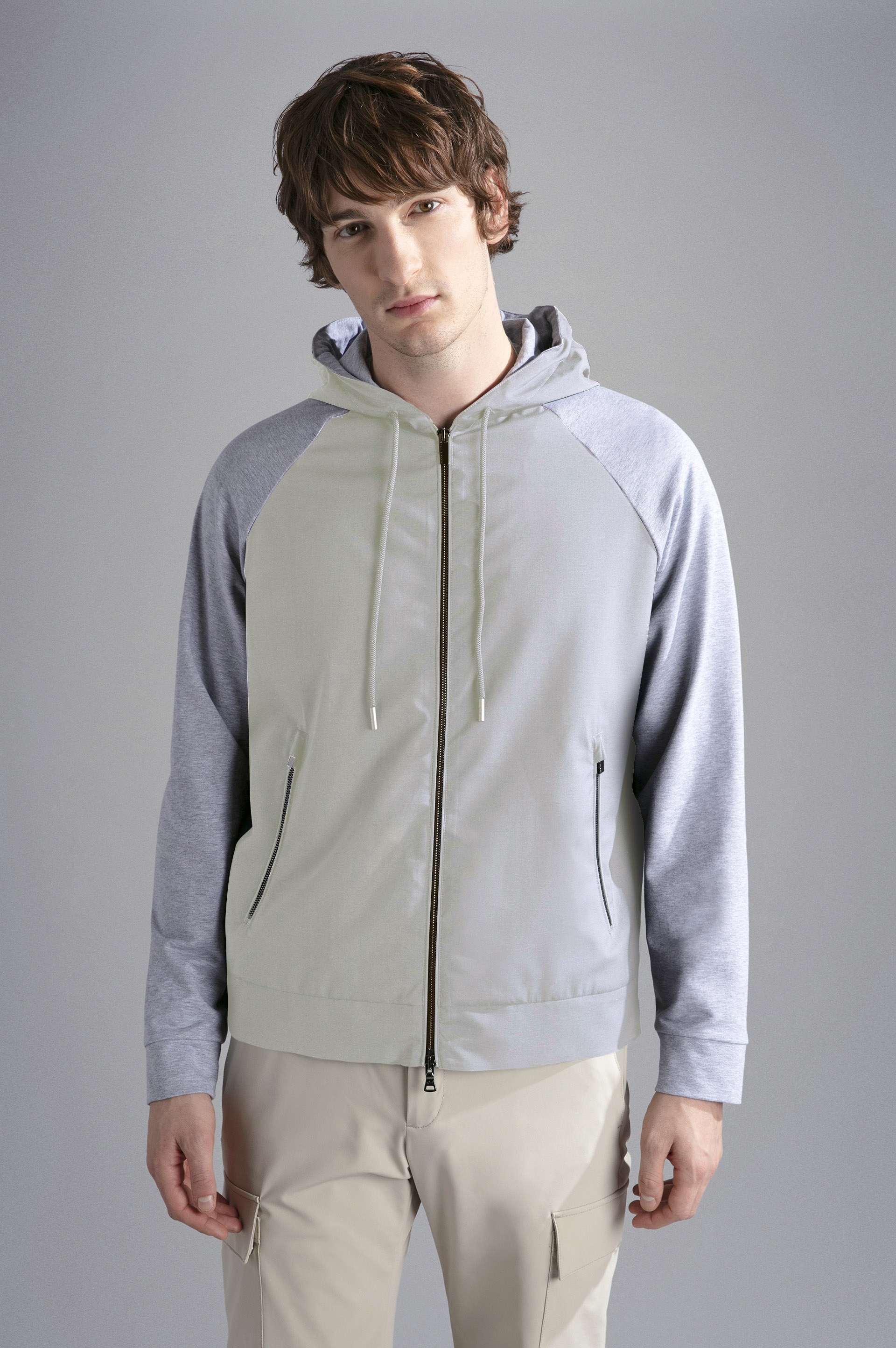 WOOL AND SILK HYBRID JACKET - 6