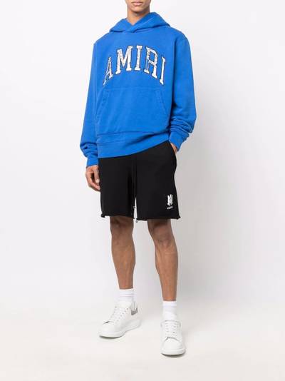 AMIRI cotton logo-print track shorts outlook