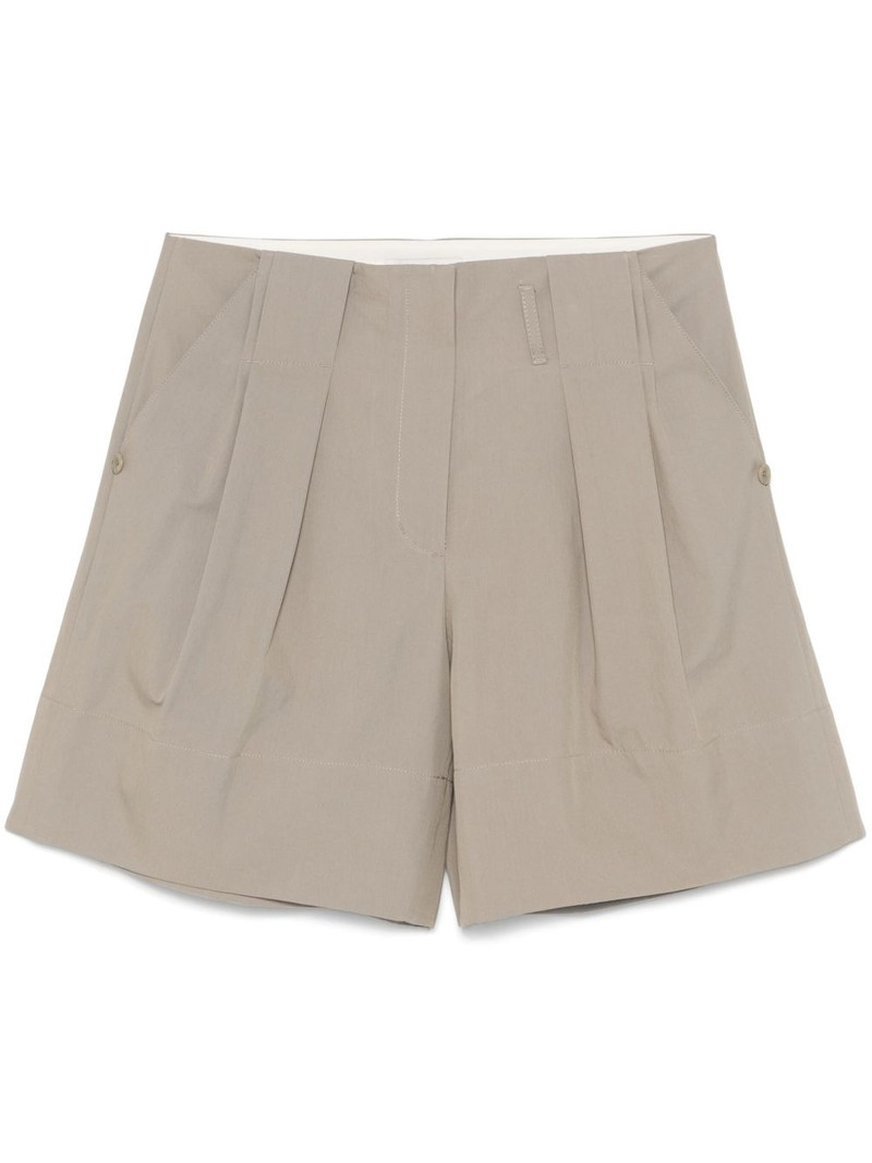 pleat-detail shorts 1