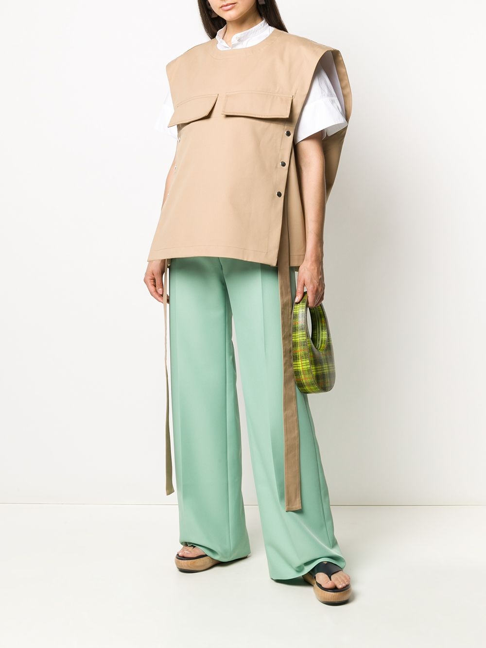 oversized utility vest - 2