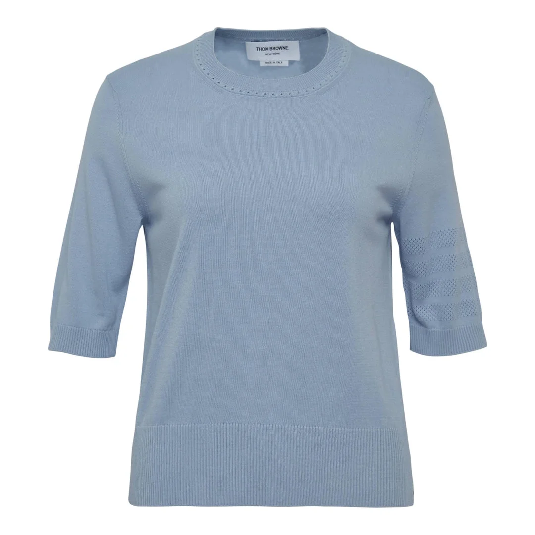 Jersey Stitch Ss Tee In Cotton - 1