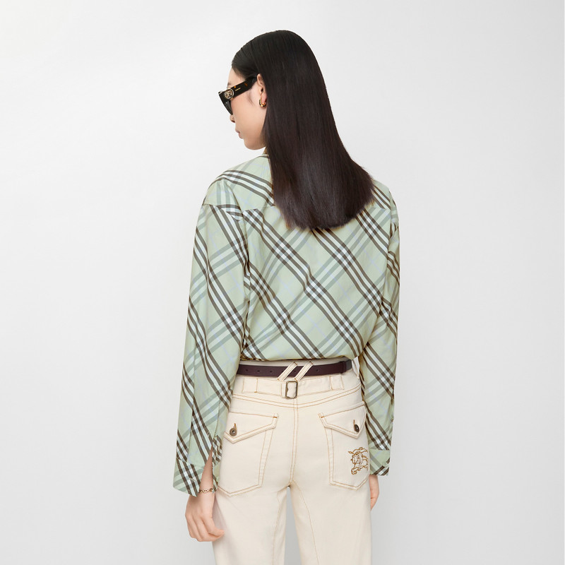 Relaxed Fit Check Cotton Shirt 3