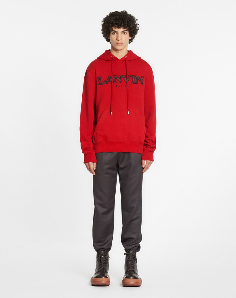 Lanvin CURB EMBROIDERED HOODED SWEATER outlook