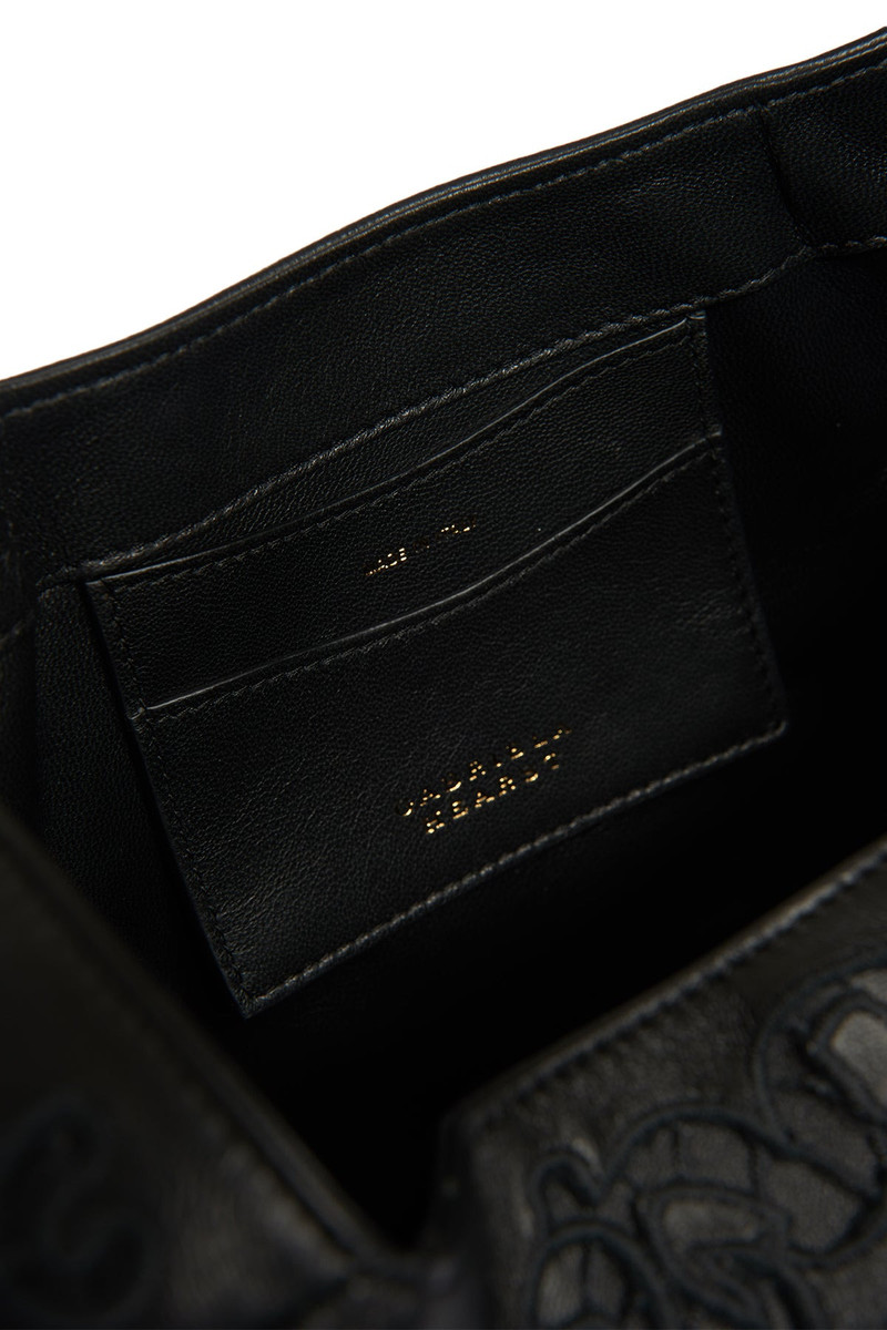 Nina Lace Bag in Black Nappa Leather 5