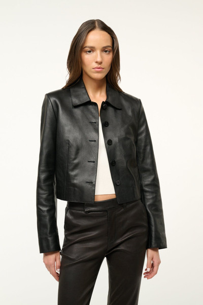 STAUD STAUD LEATHER MARINO JACKET BLACK outlook