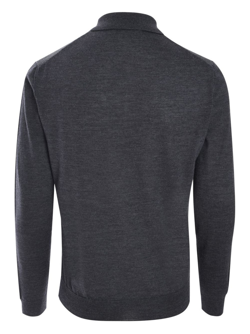CORNELIANI knitted polo shirt outlook