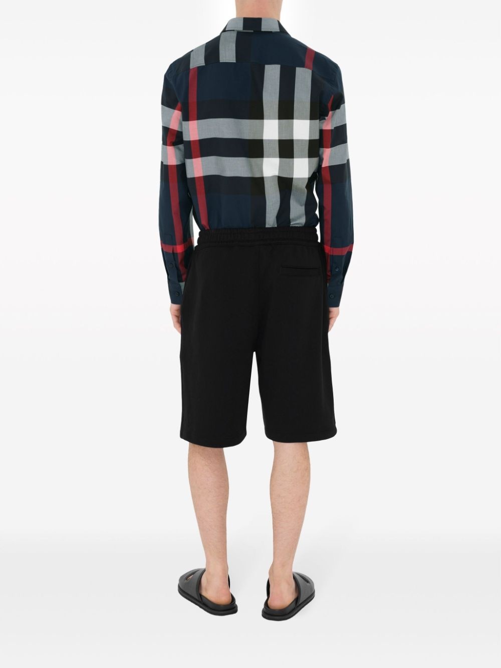 check-pattern cotton shirt - 4