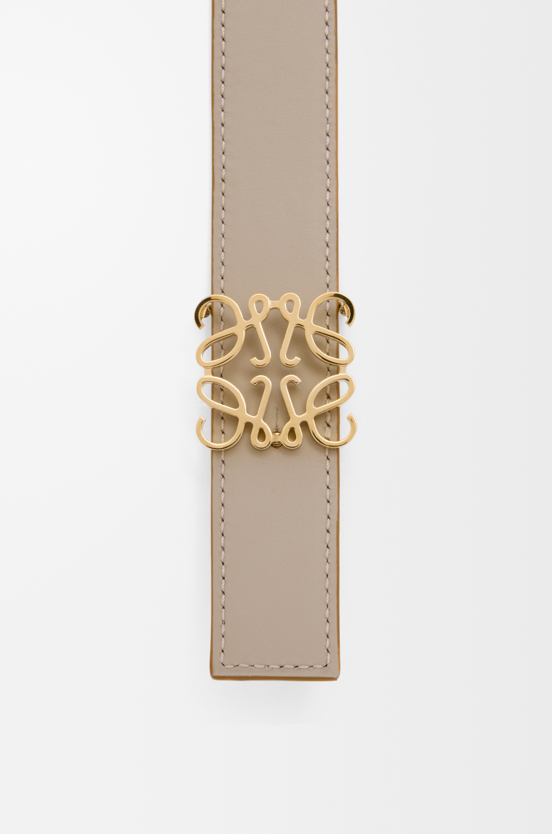 Reversible Anagram belt in supple grained calfskin - 5