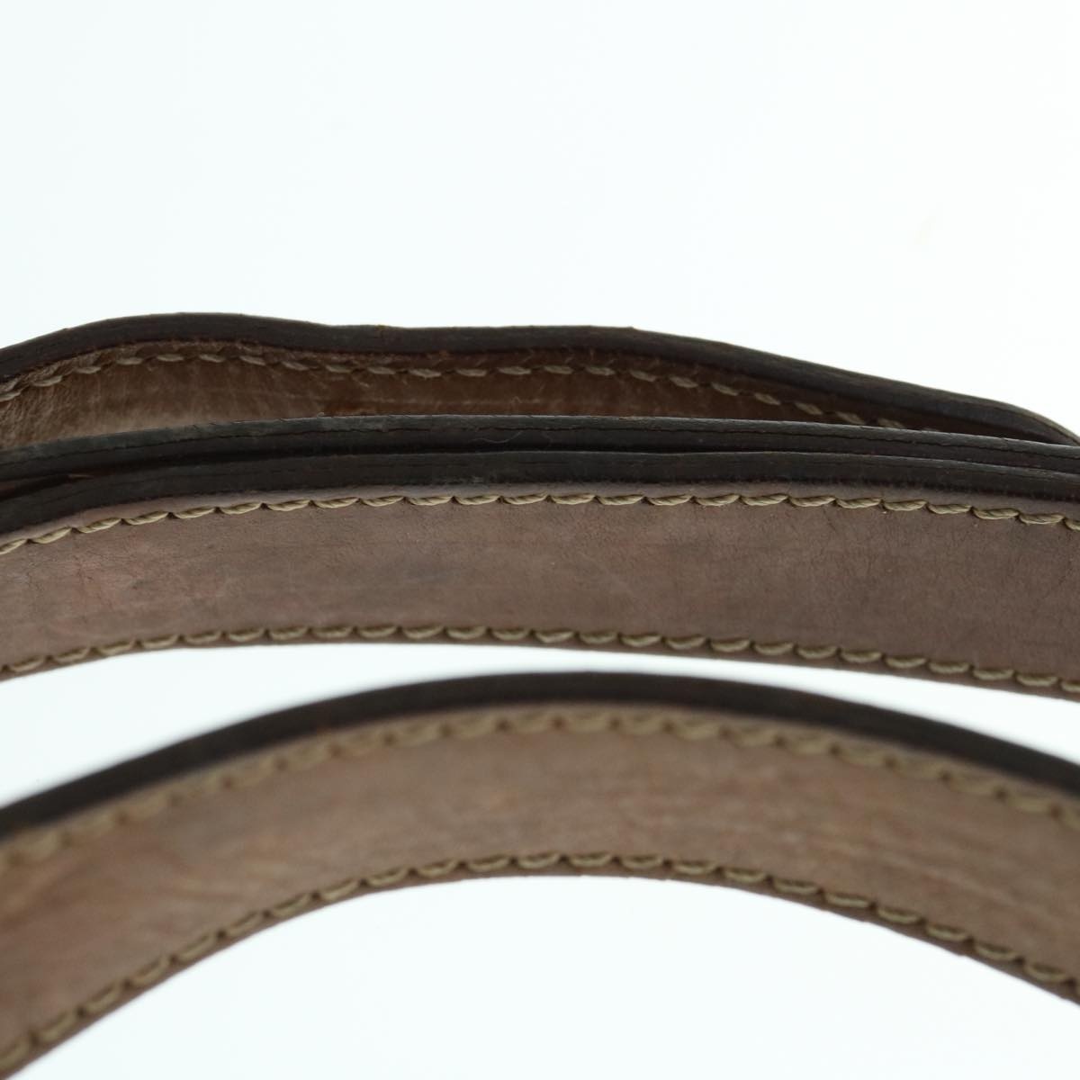 CELINE Macadam Canvas Shoulder Bag Pvc Leather Brown - 14