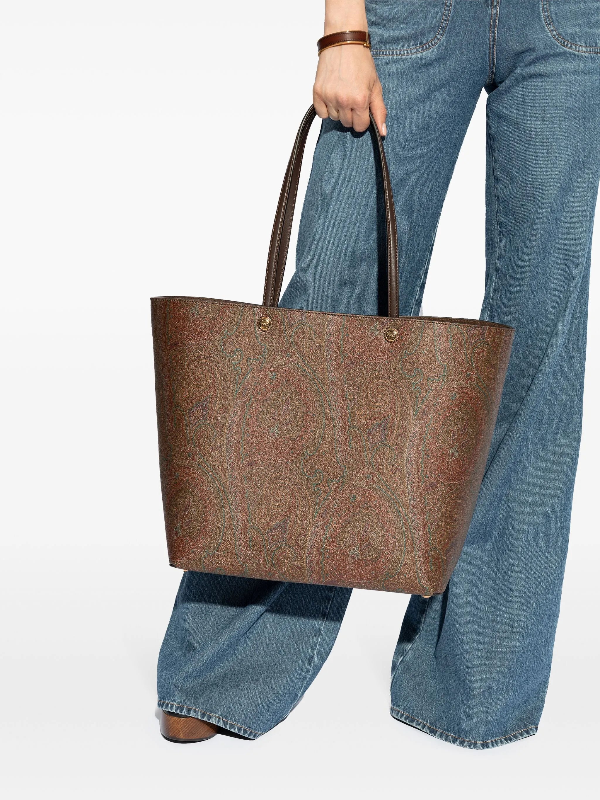 Paisley Print Tote Bag - 6
