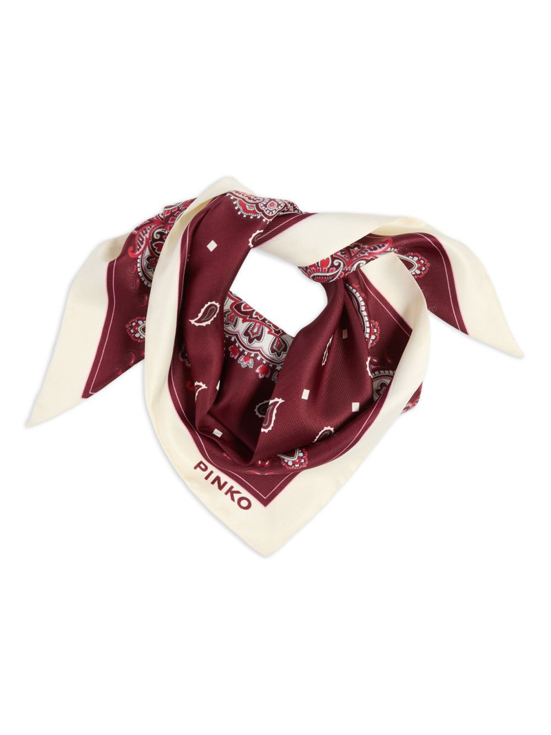 PINKO paisley-print scarf outlook