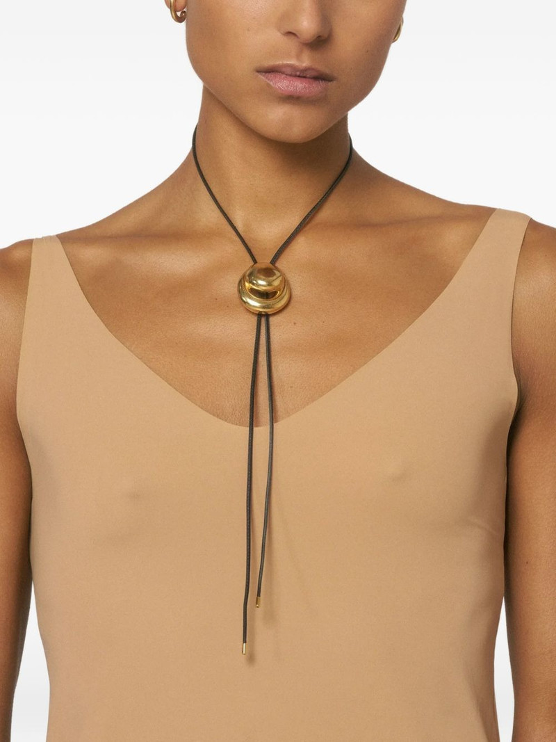 PANCONESI Blow Up cord bolo tie outlook