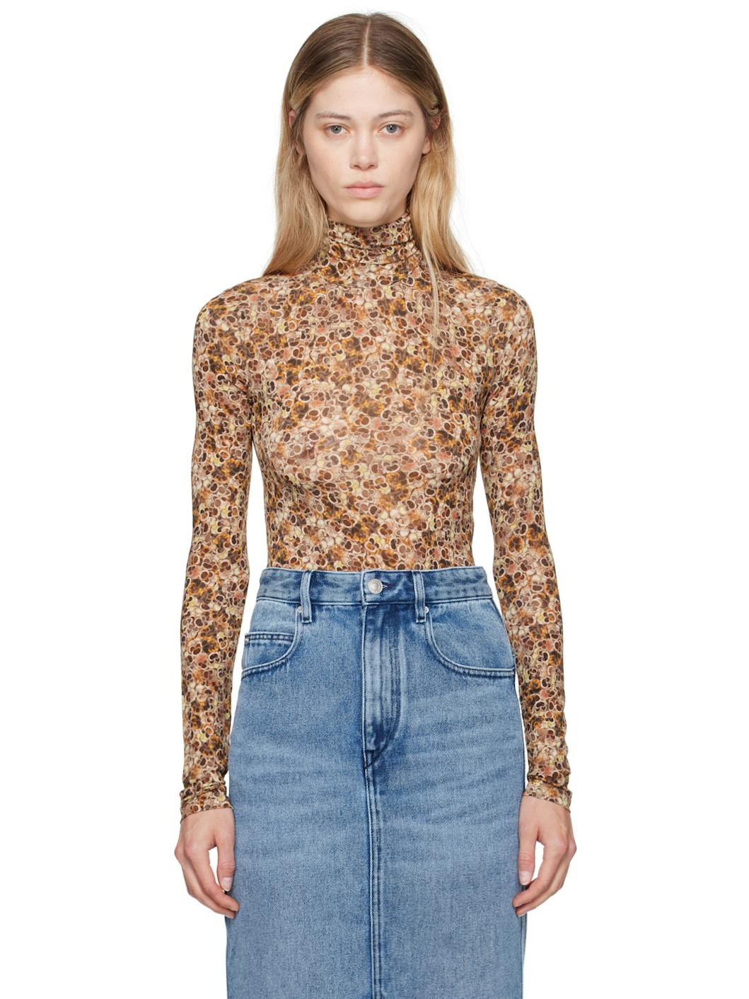 Brown Joyela Turtleneck - 1