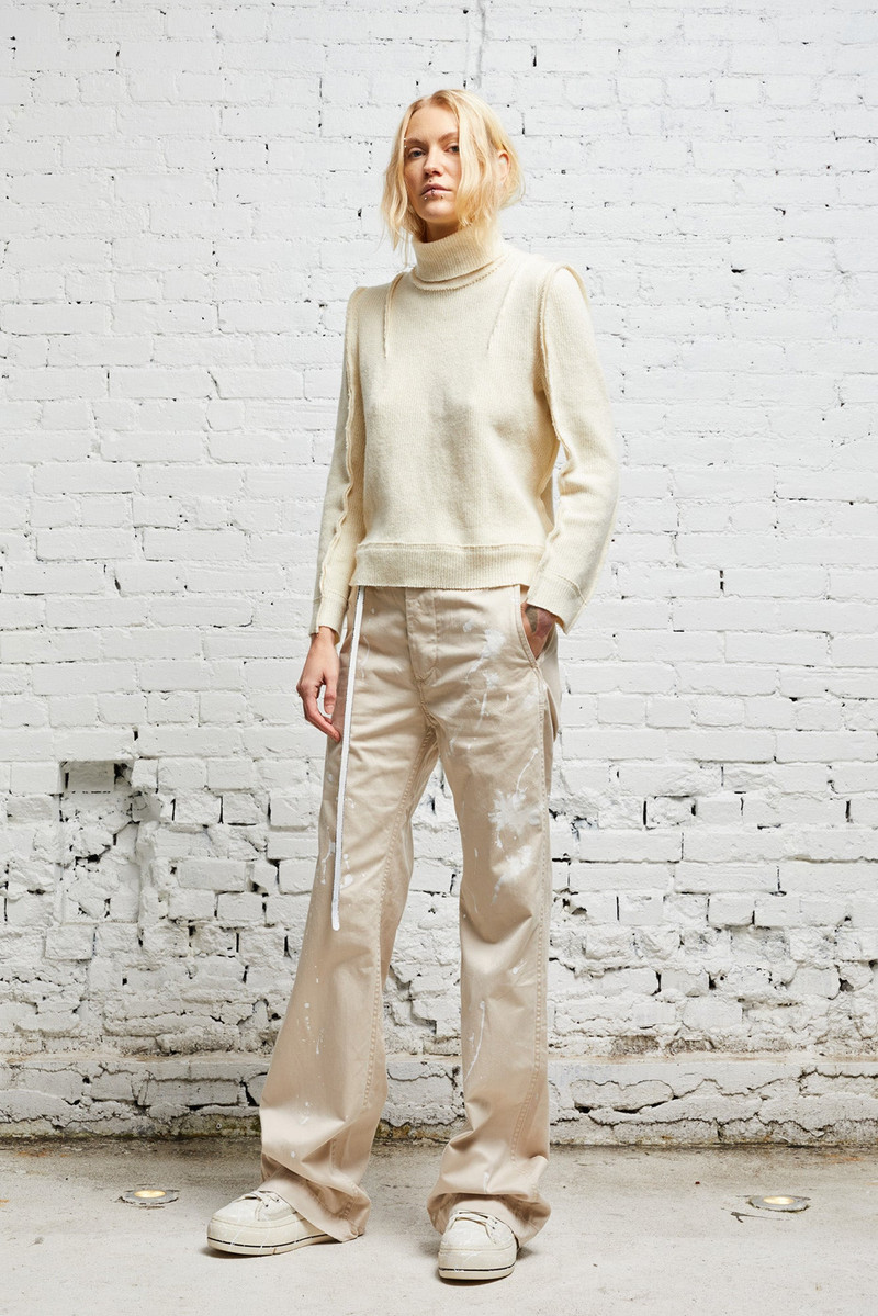 FLAT SLEEVE TURTLENECK - ECRU 3