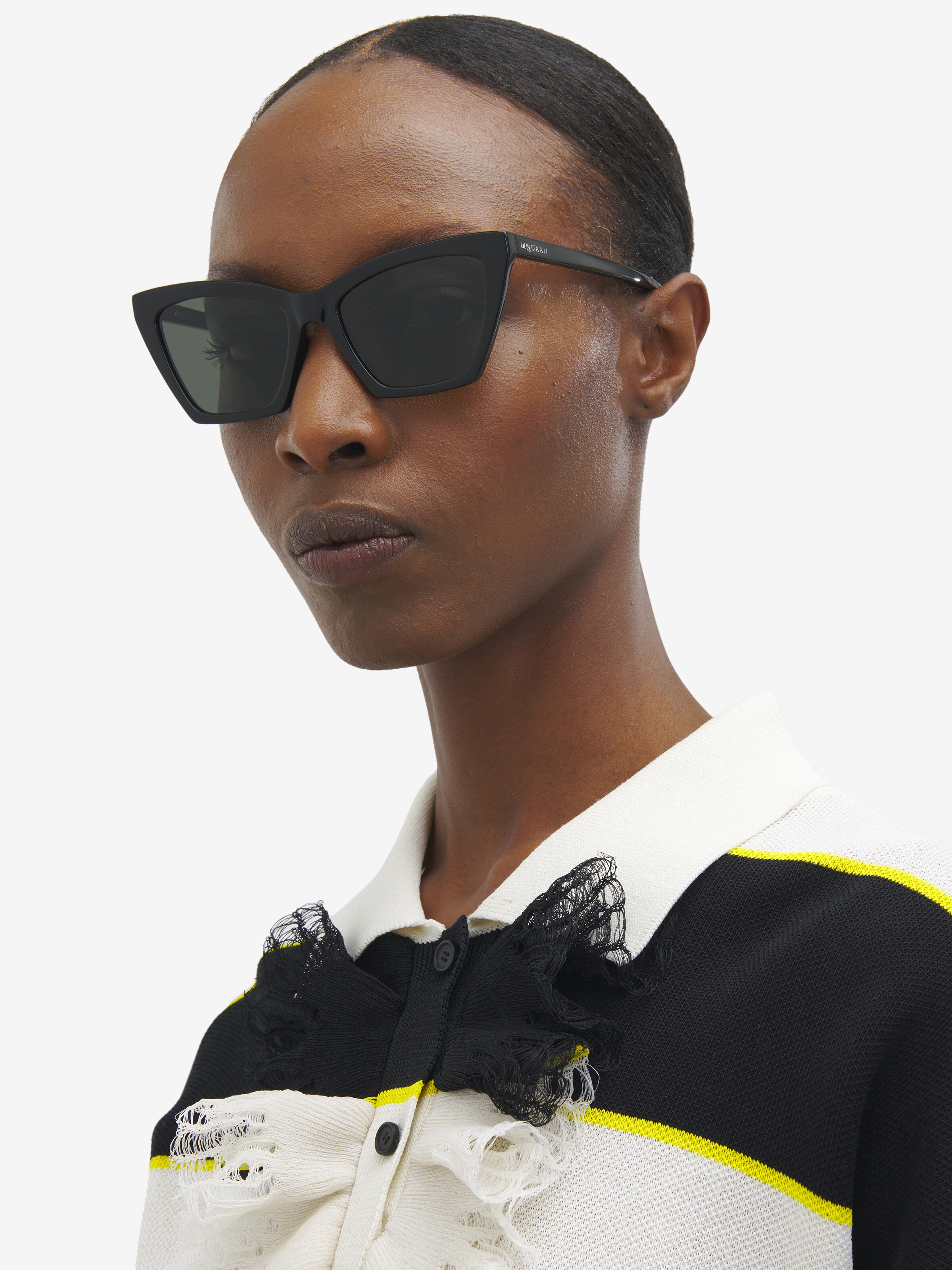 Spike Geometric Cat-eye Sunglasses - 2