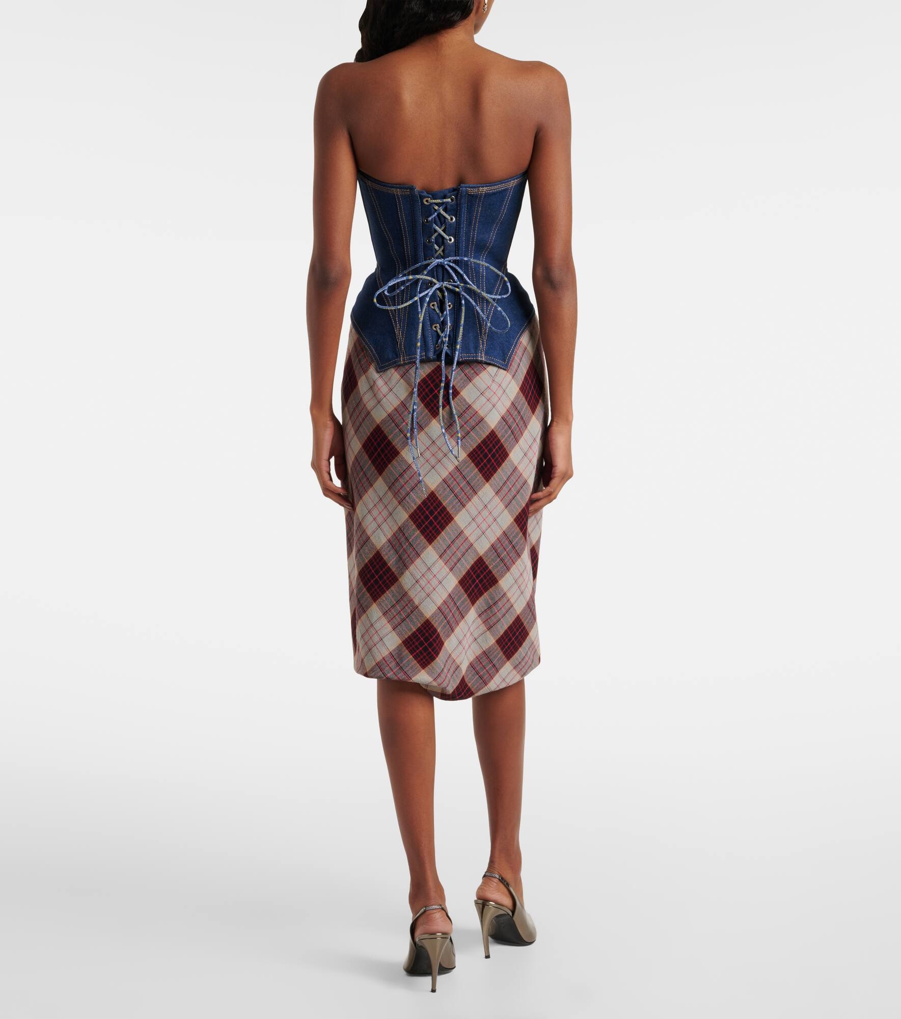 Denim corset - 3