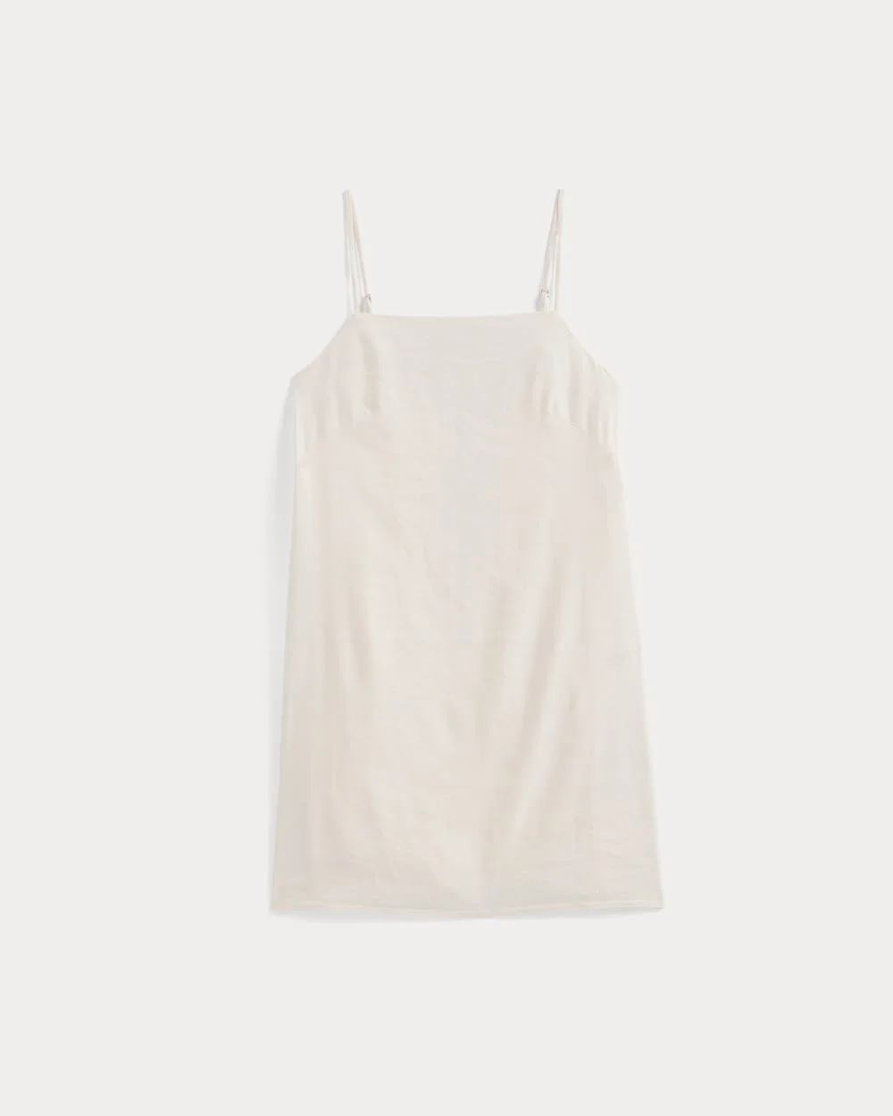 MINI SHIFT DRESS IN STRETCH LINEN - 1