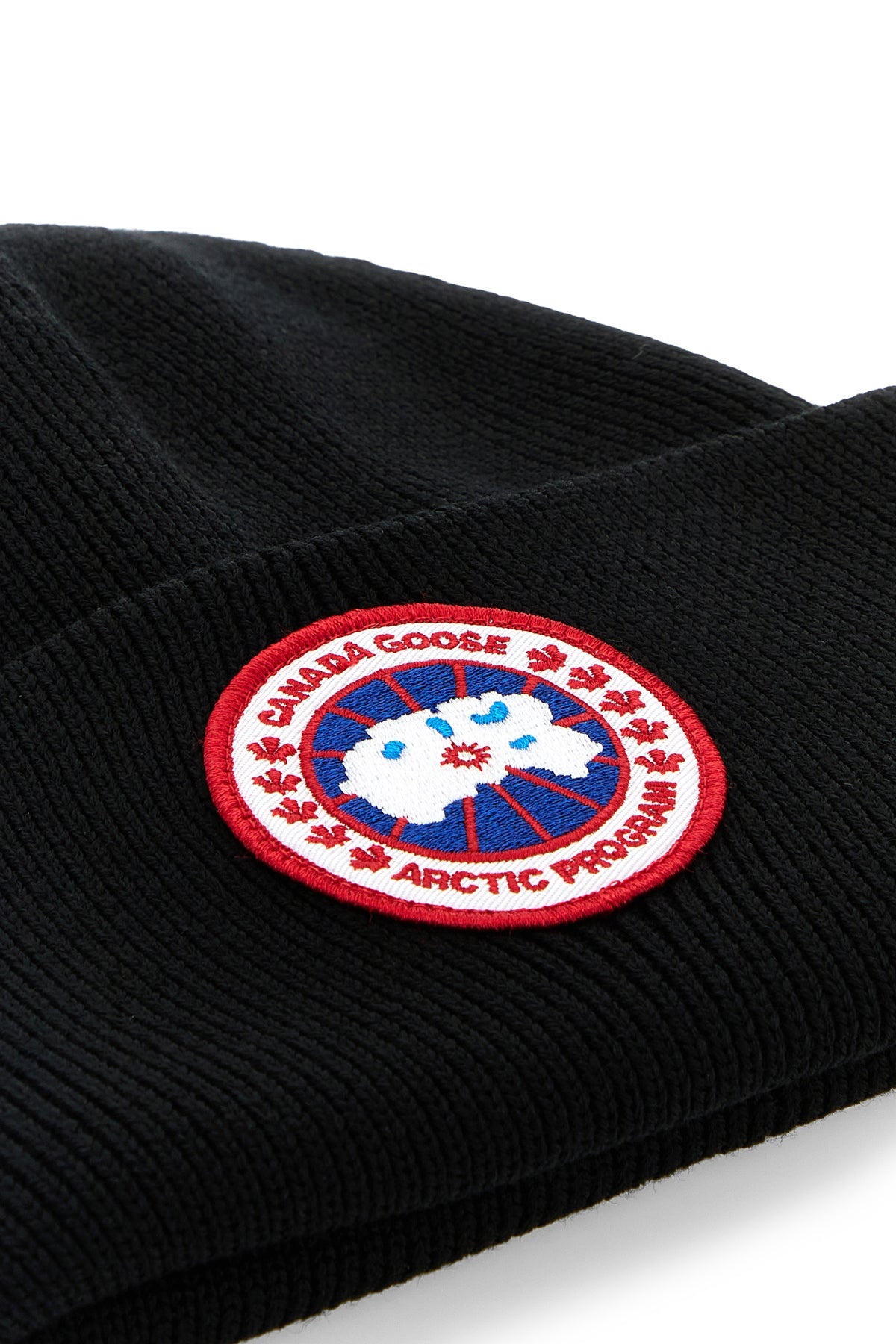 Black wool Arctic beanie hat - 3