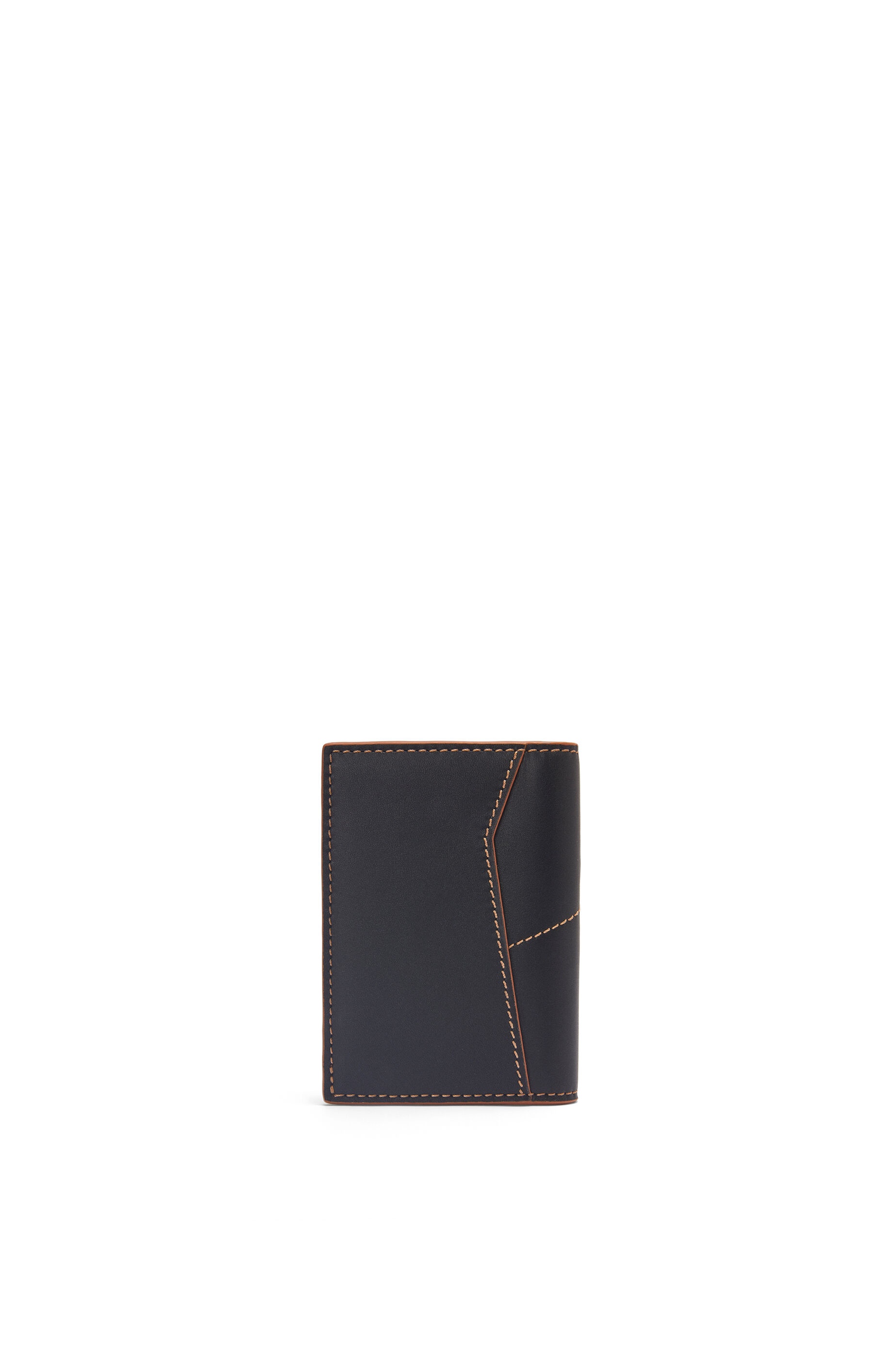 Puzzle stitches bifold cardholder in smooth calfskin - 4