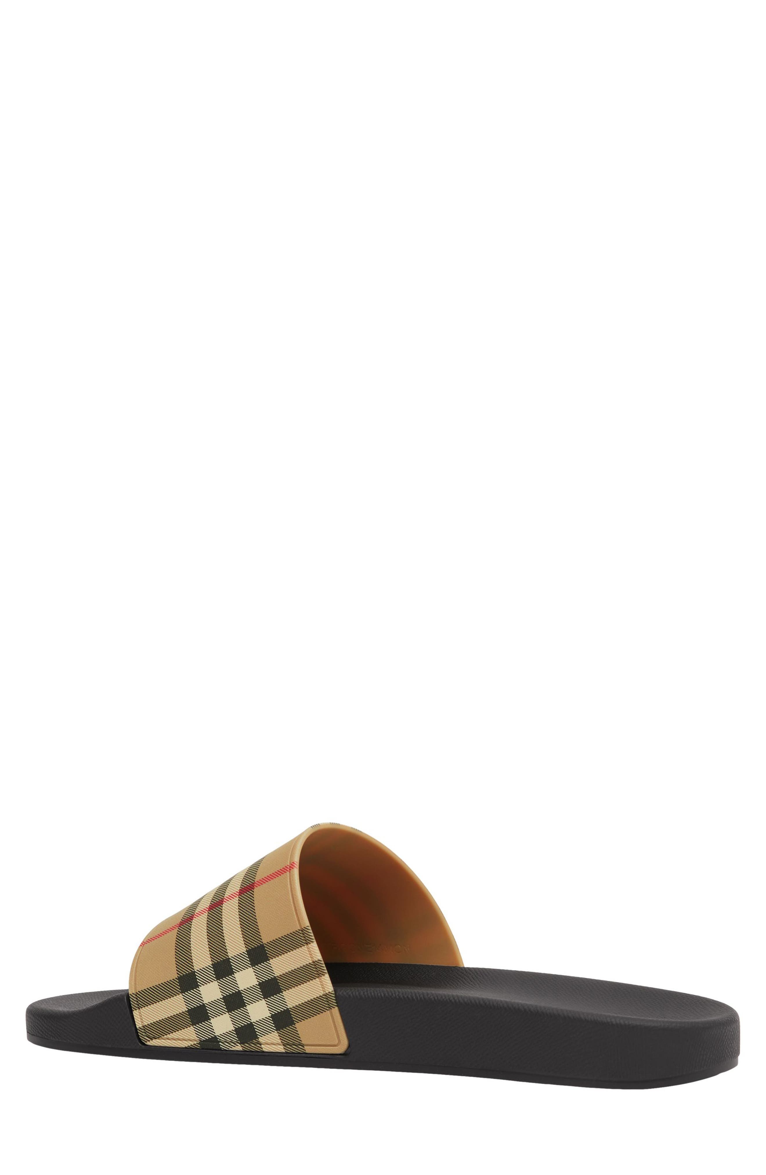 Furley Check Slide Sandal - 2