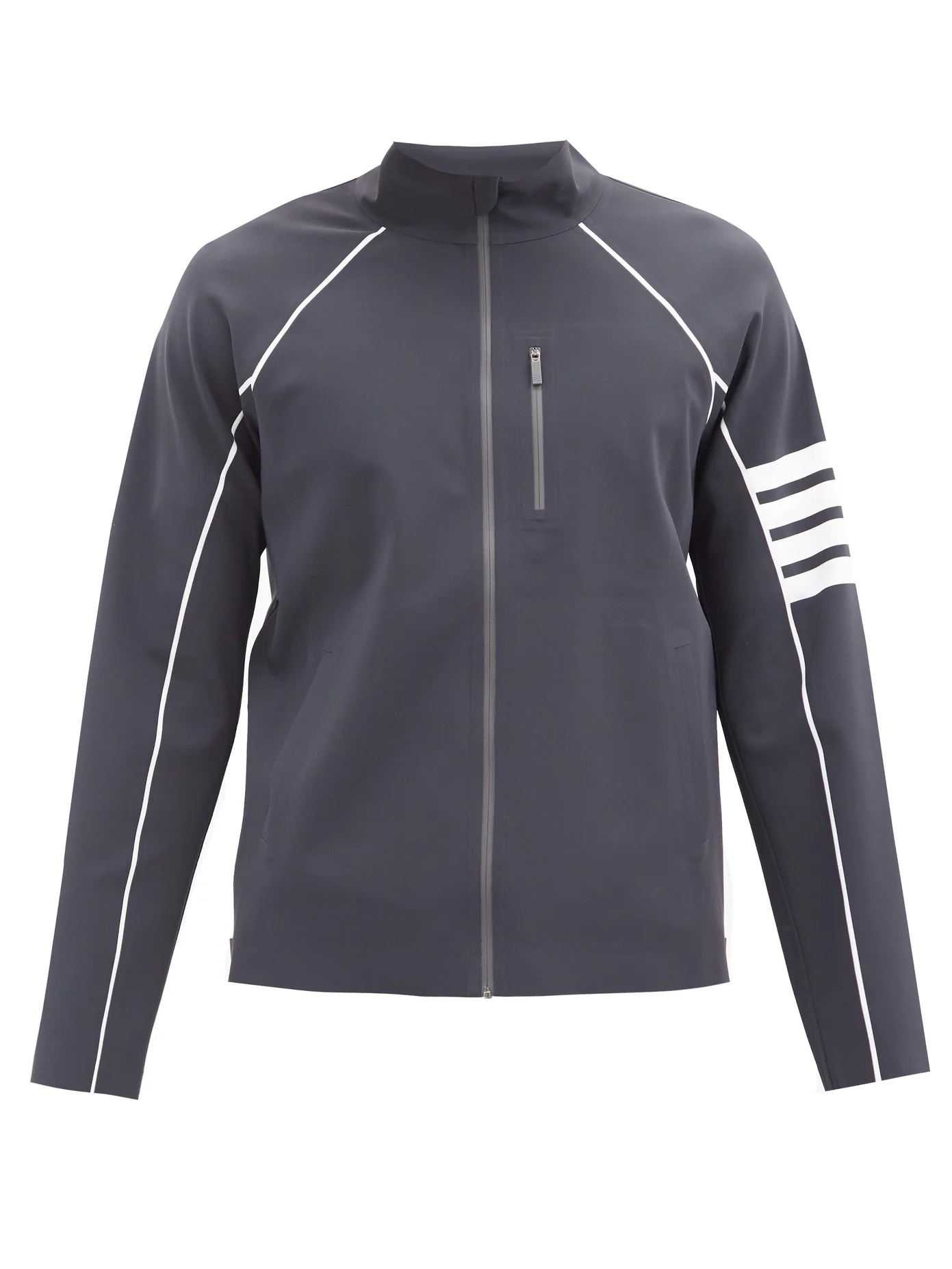 Four-bar stripe technical compression track jacket - 1