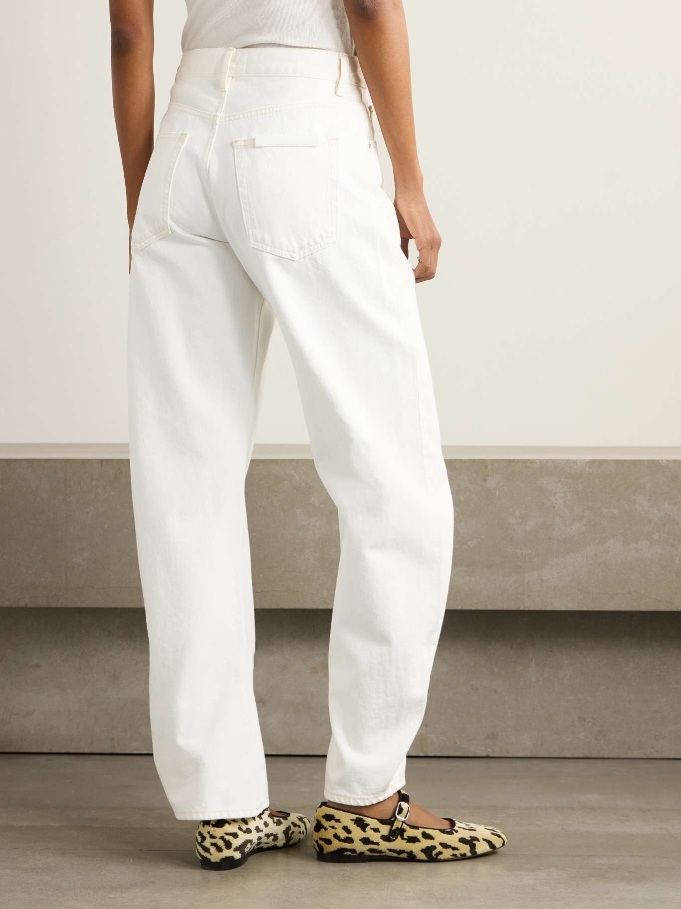 The Bubble wide-leg jeans White - 4