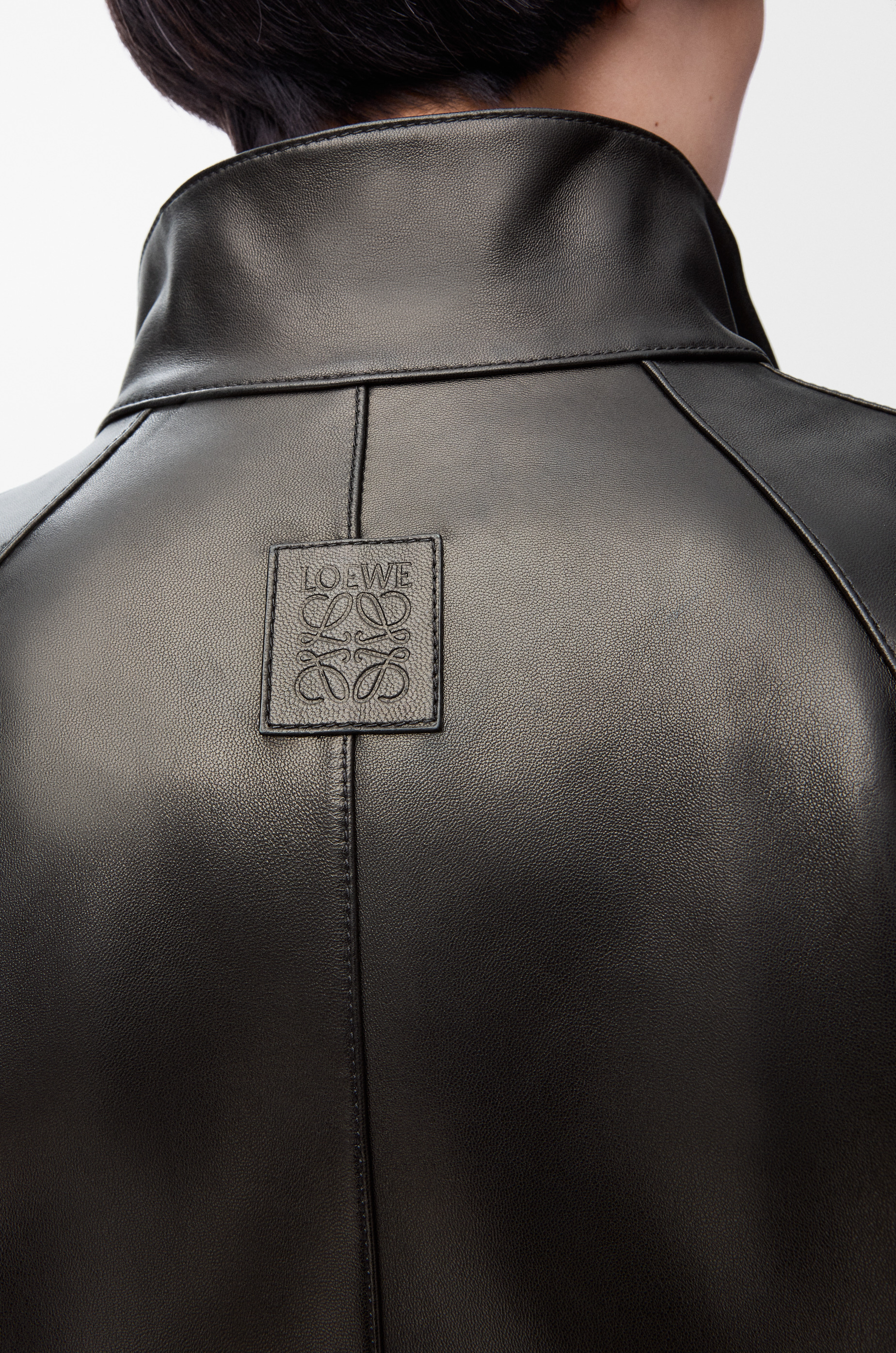 Short trench in nappa lambskin - 5